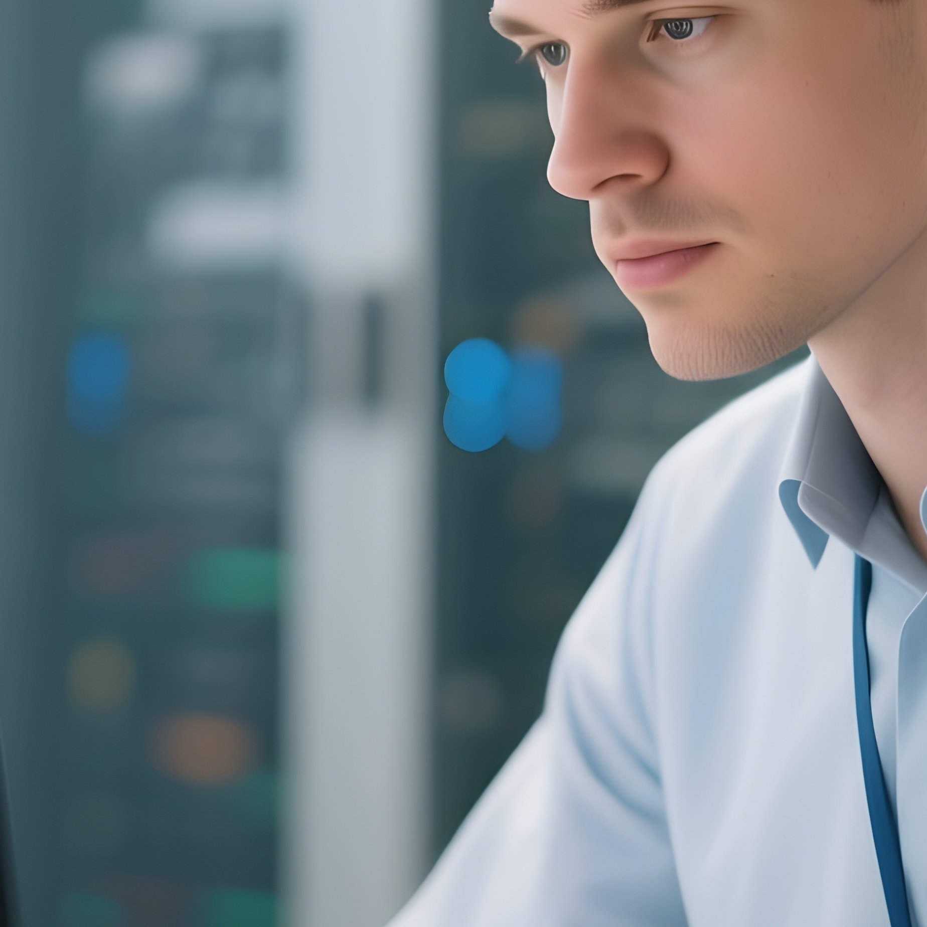 Photorealistic It Specialist Repairing Desktop Pc - Full Resolution Quality Preview