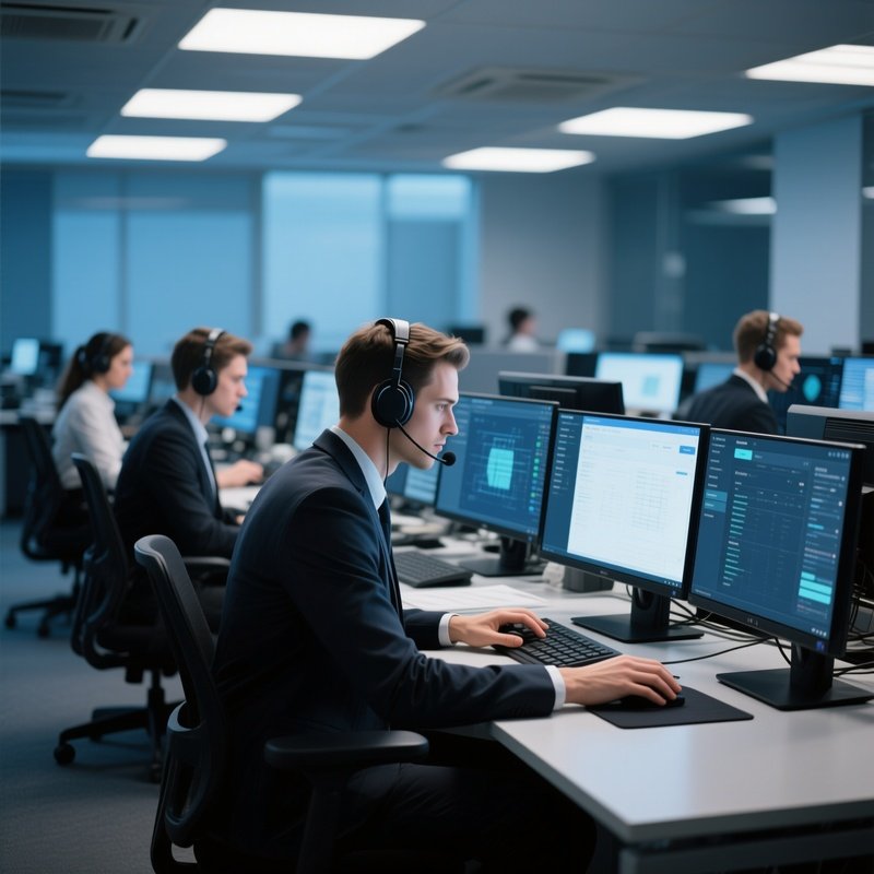 Photorealistic_It_Support_Office_With_Headsets_And_Screens