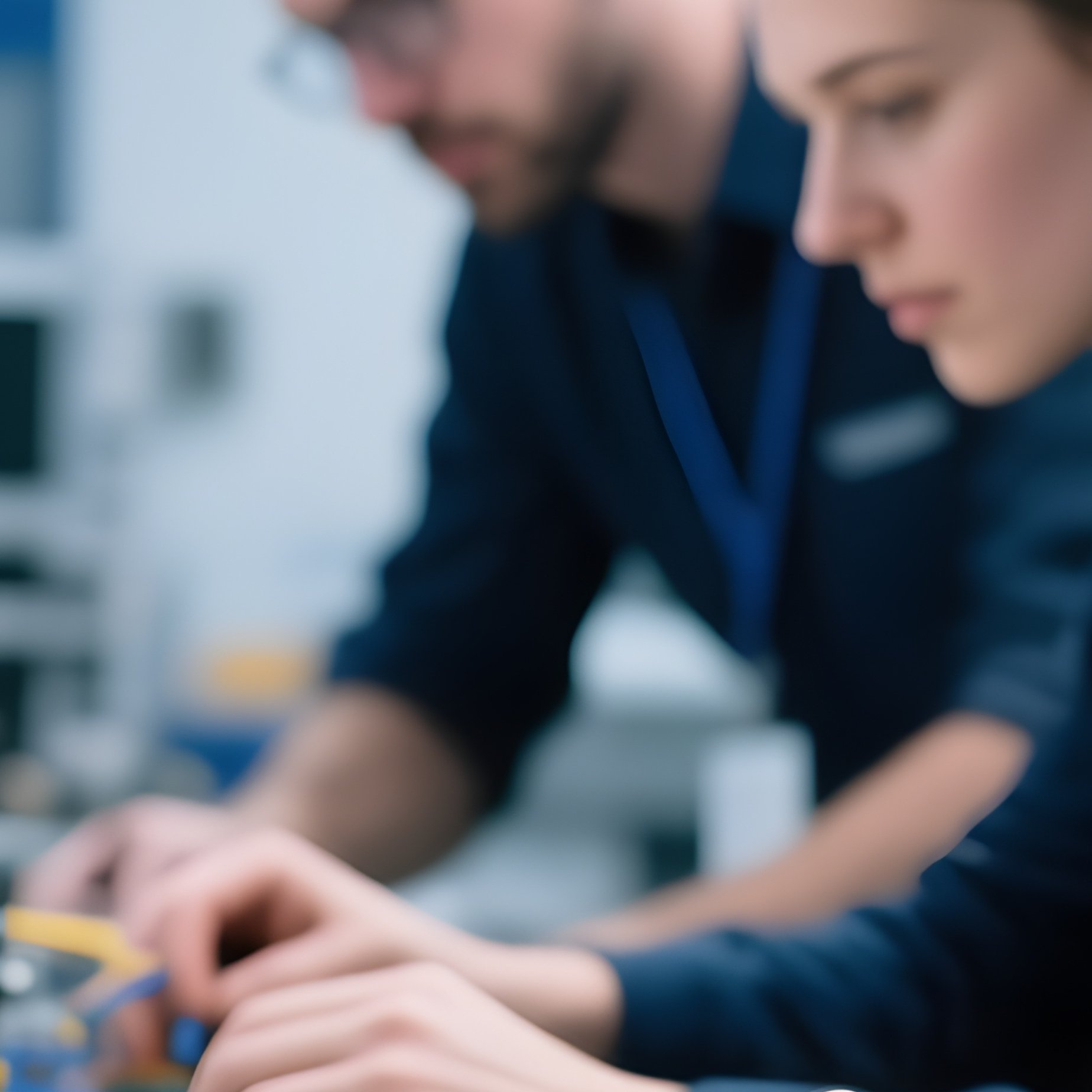 Photorealistic It Support Team Working On Hardware - Full Resolution Quality Preview