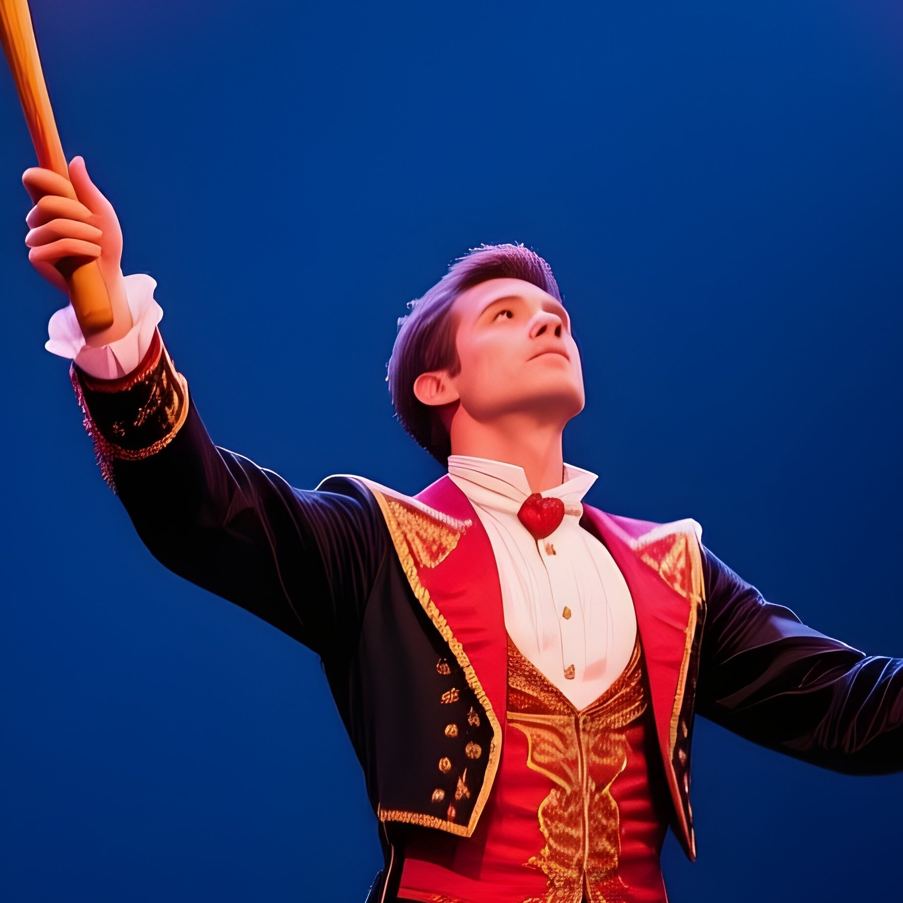 Photorealistic Juggler Flaming Torches - Full Resolution Quality Preview