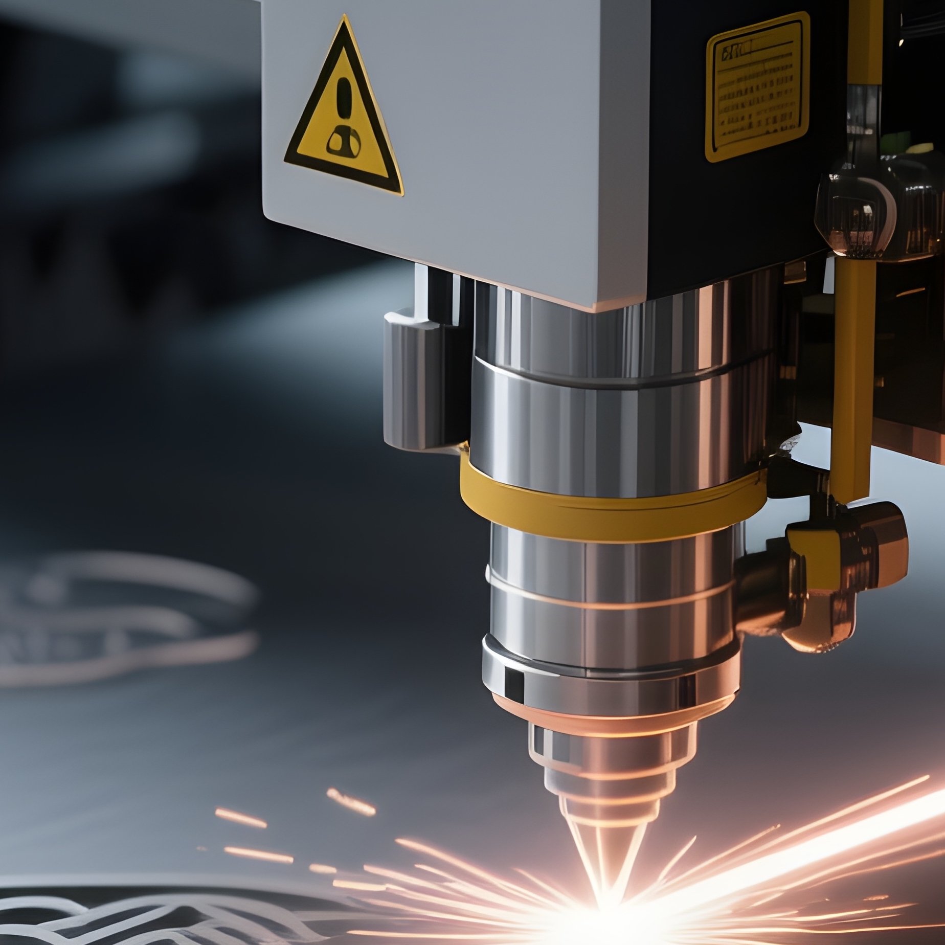 Photorealistic Laser Cutting Machine - Full Resolution Quality Preview