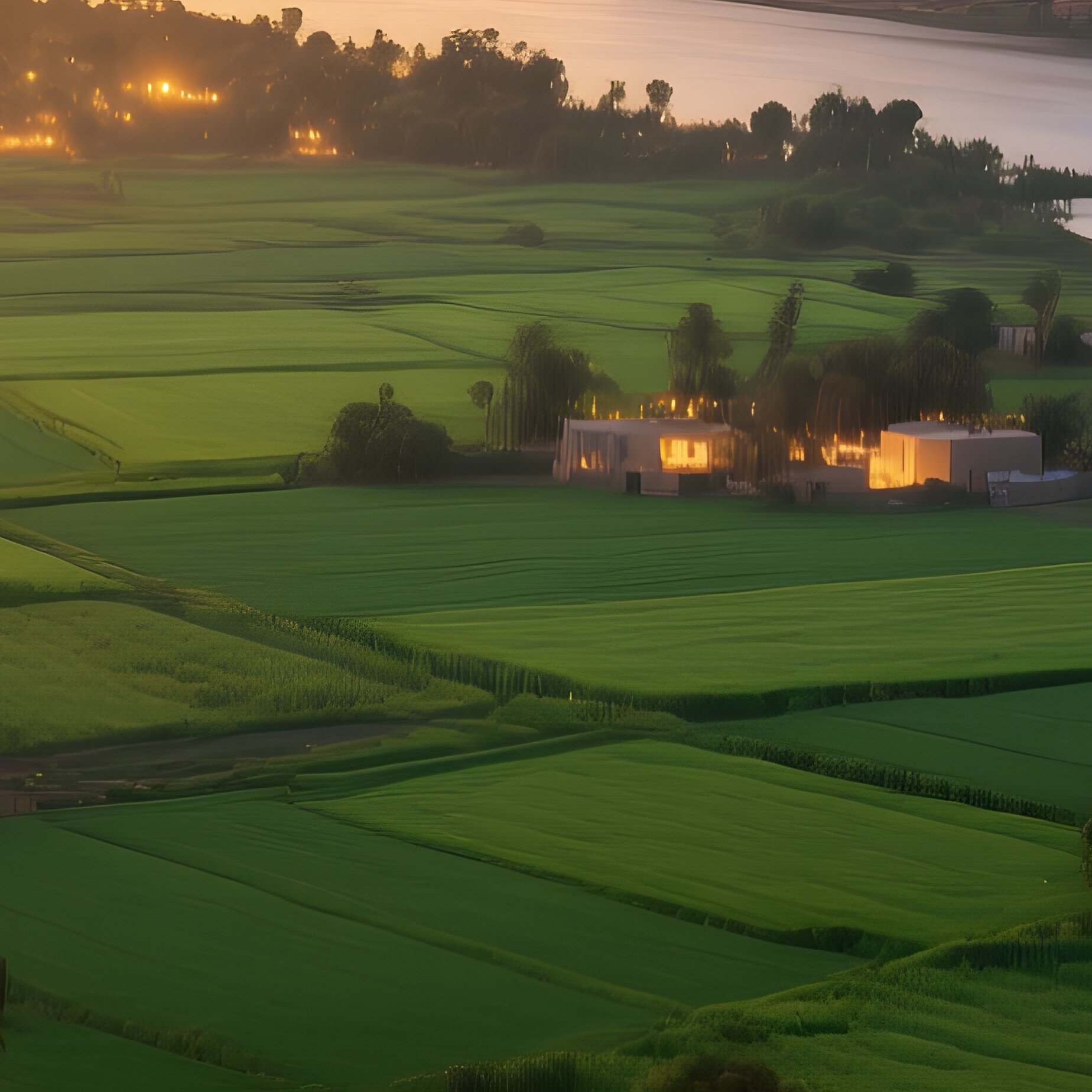 Photorealistic Nile Delta - Full Resolution Quality Preview