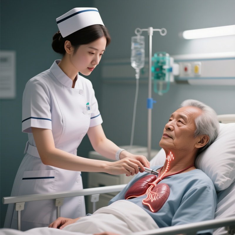 Photorealistic Nurse Checking A Patient’S Respiratory Rhythm