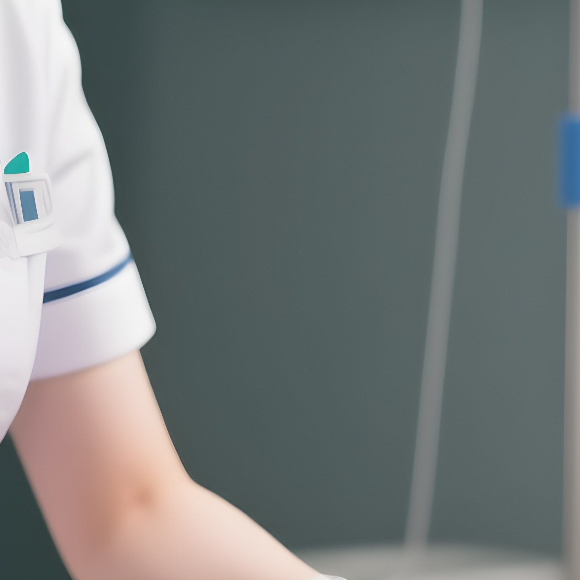 Photorealistic Nurse Checking A Patient’S Respiratory Rhythm - Full Resolution Quality Preview