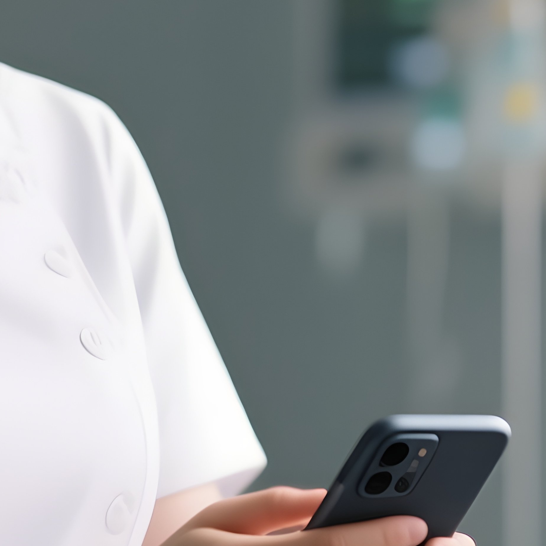 Photorealistic Nurse Handing A Patient Their Glasses Or Phone - Full Resolution Quality Preview