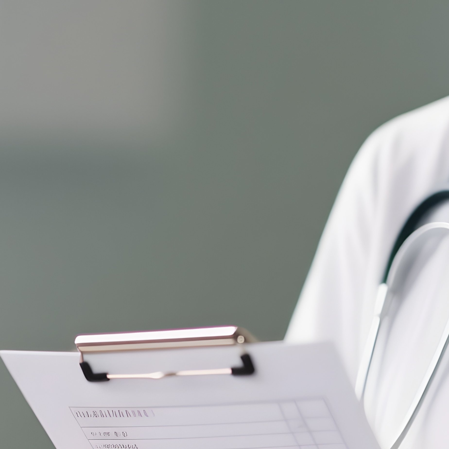 Photorealistic Nurse Reviewing Medication Lists With The Patient - Full Resolution Quality Preview