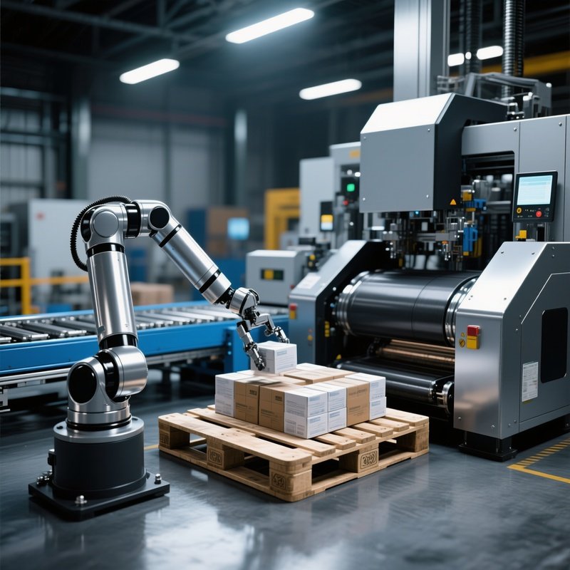 Photorealistic_Robotic_Palletizer_Scene