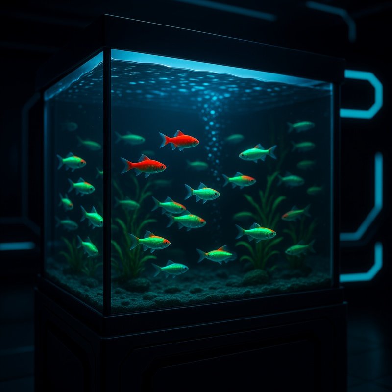 Photorealistic Science Fiction Aquarium