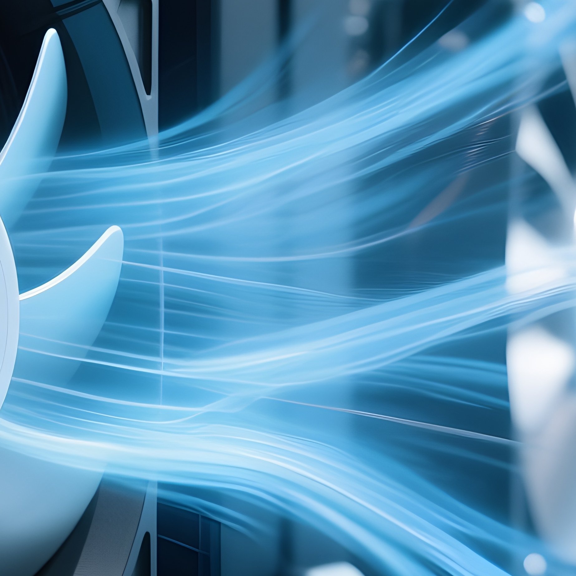 Photorealistic Server Cooling Fans - Full Resolution Quality Preview