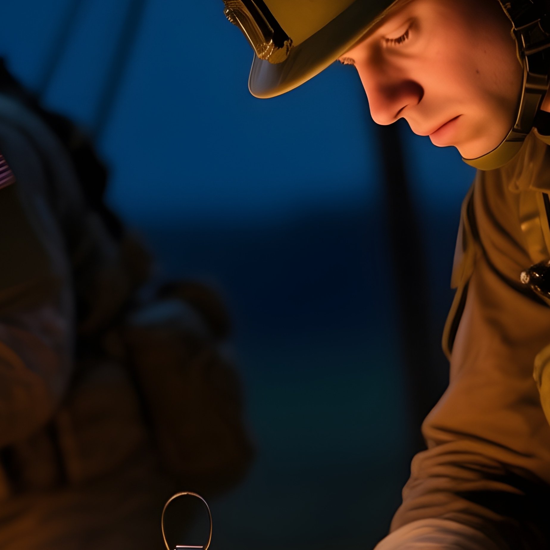 Photorealistic Soldiers Evening Cleaning - Full Resolution Quality Preview