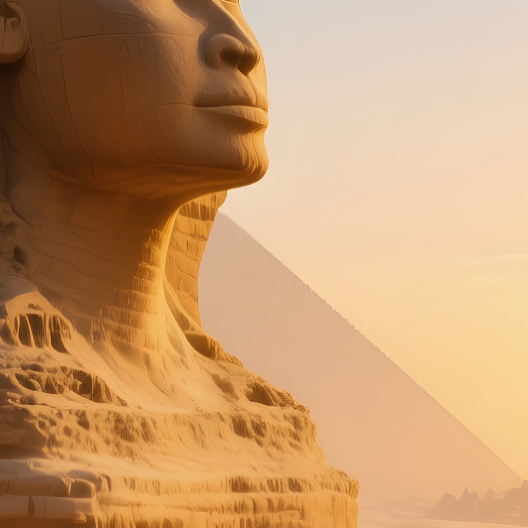 Photorealistic Sphinx Digital Art - Full Resolution Quality Preview