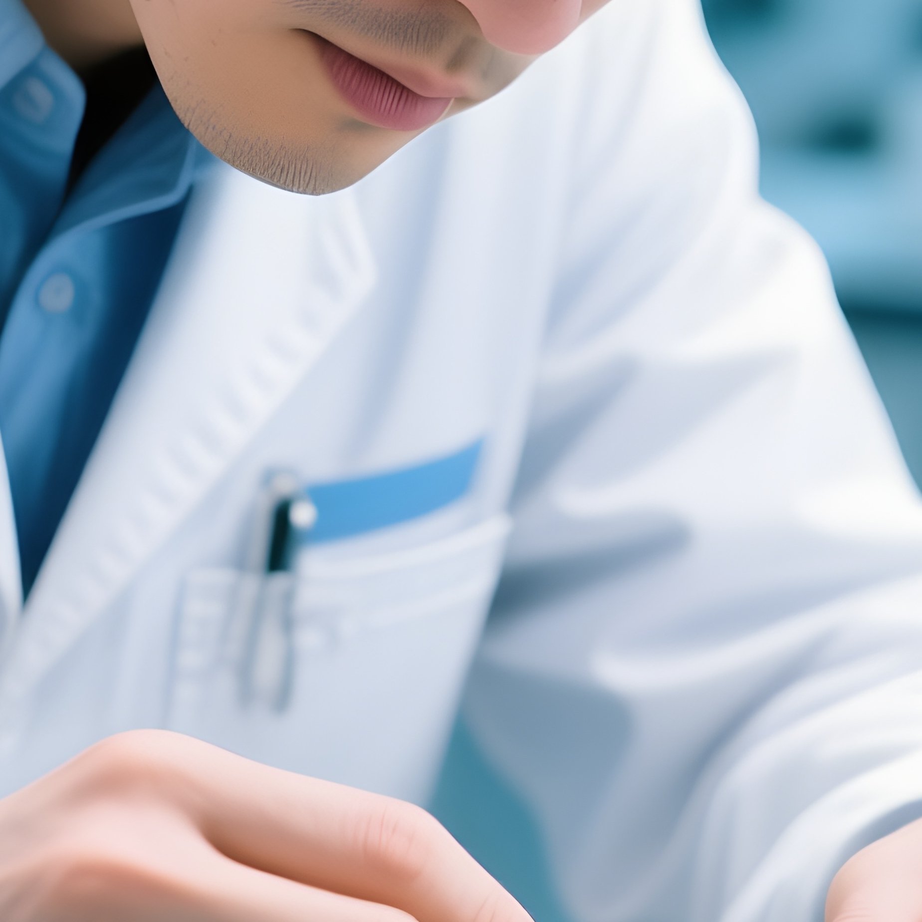 Photorealistic Worker Inspecting Circuit Boards - Full Resolution Quality Preview