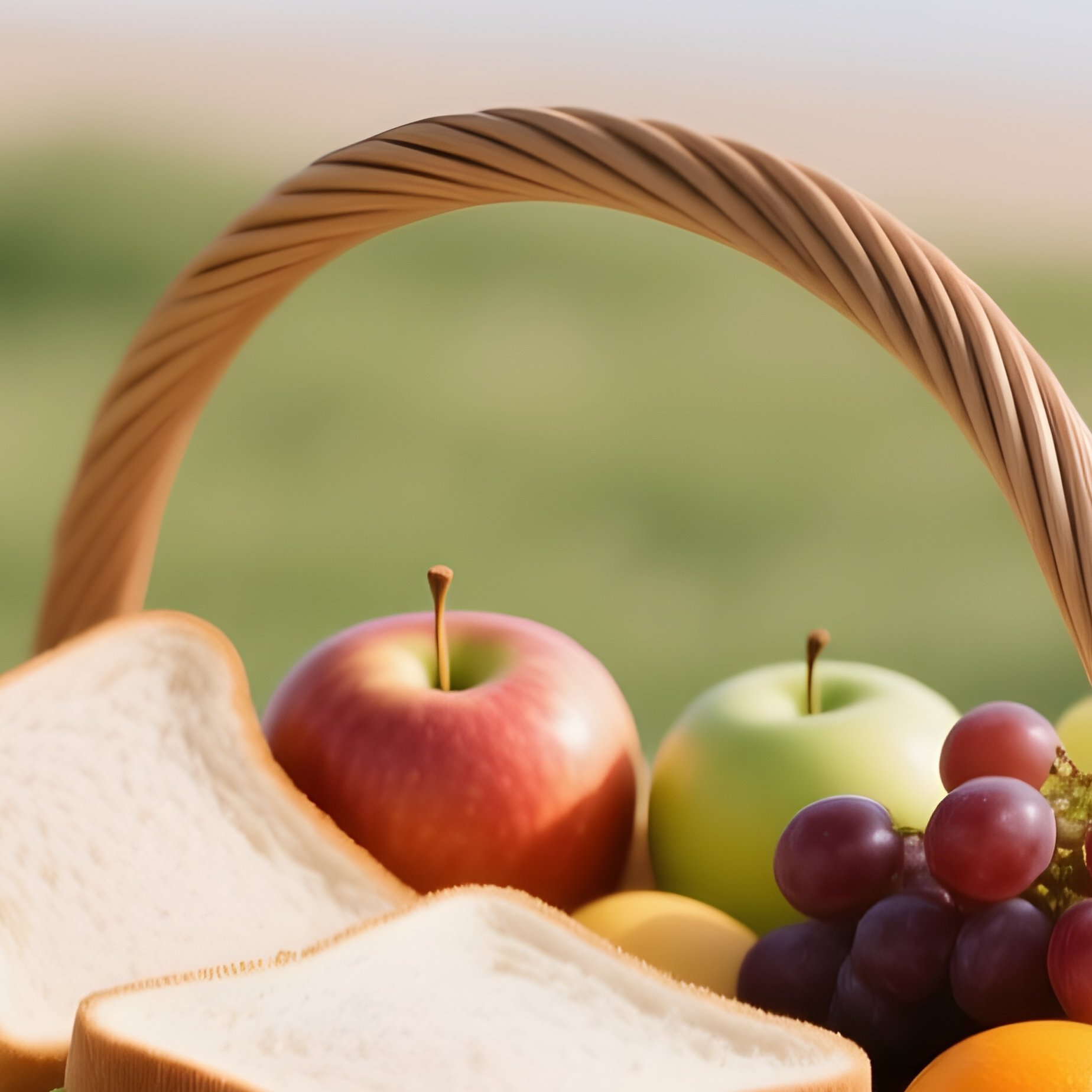 Picnic Basket Ocean Blurred - Full Resolution Quality Preview