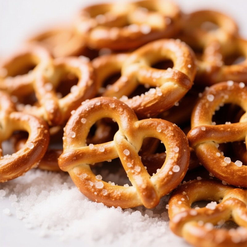 Pile Of Pretzels Pretzels Snack