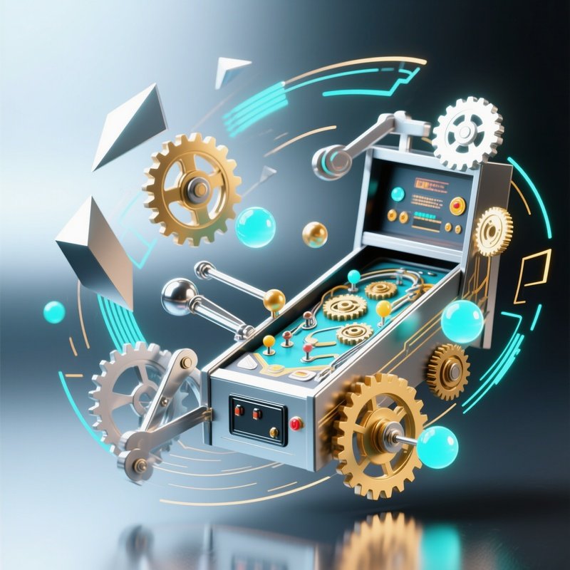 Pinball Mechanical Games As Abstract Art