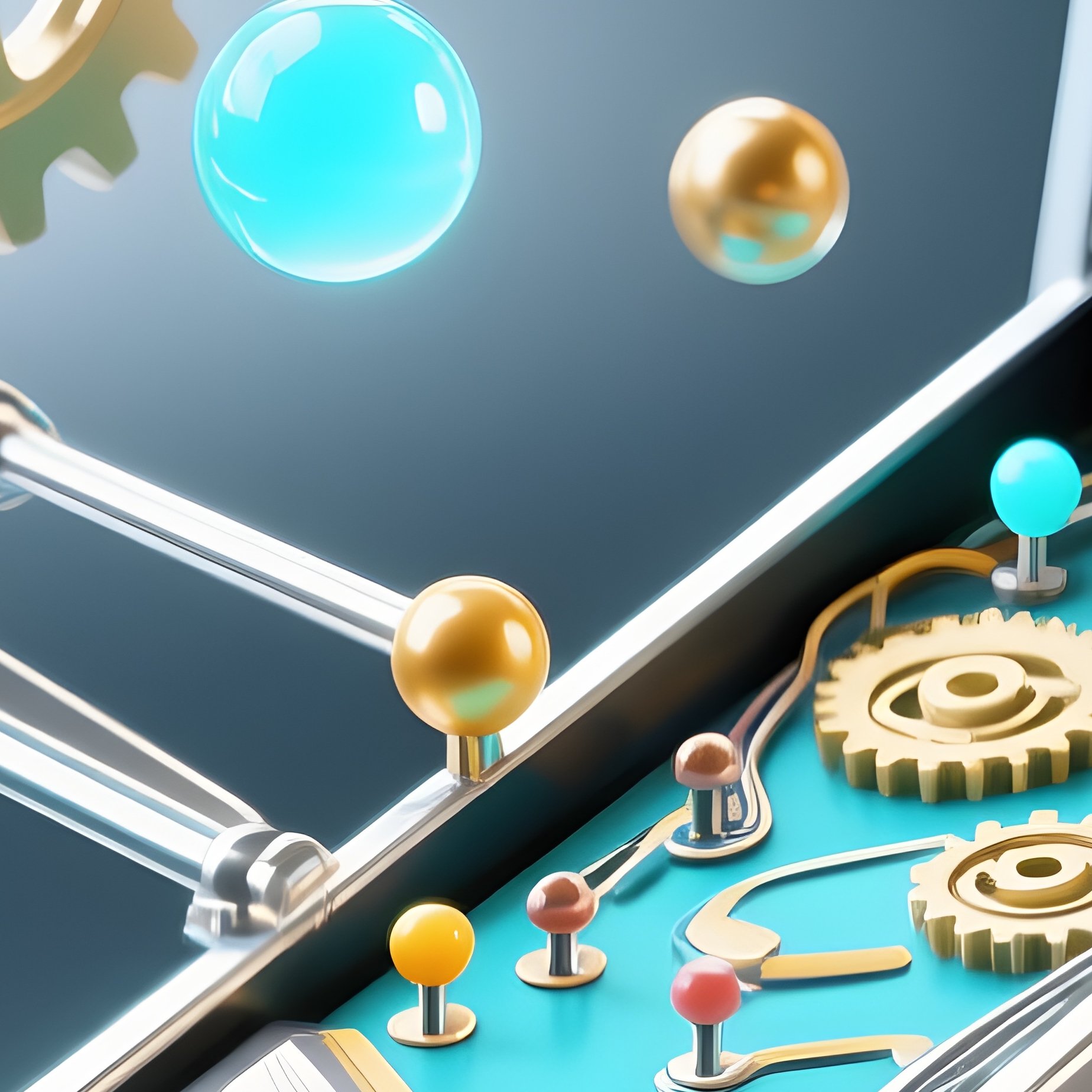 Pinball Mechanical Games As Abstract Art - Full Resolution Quality Preview
