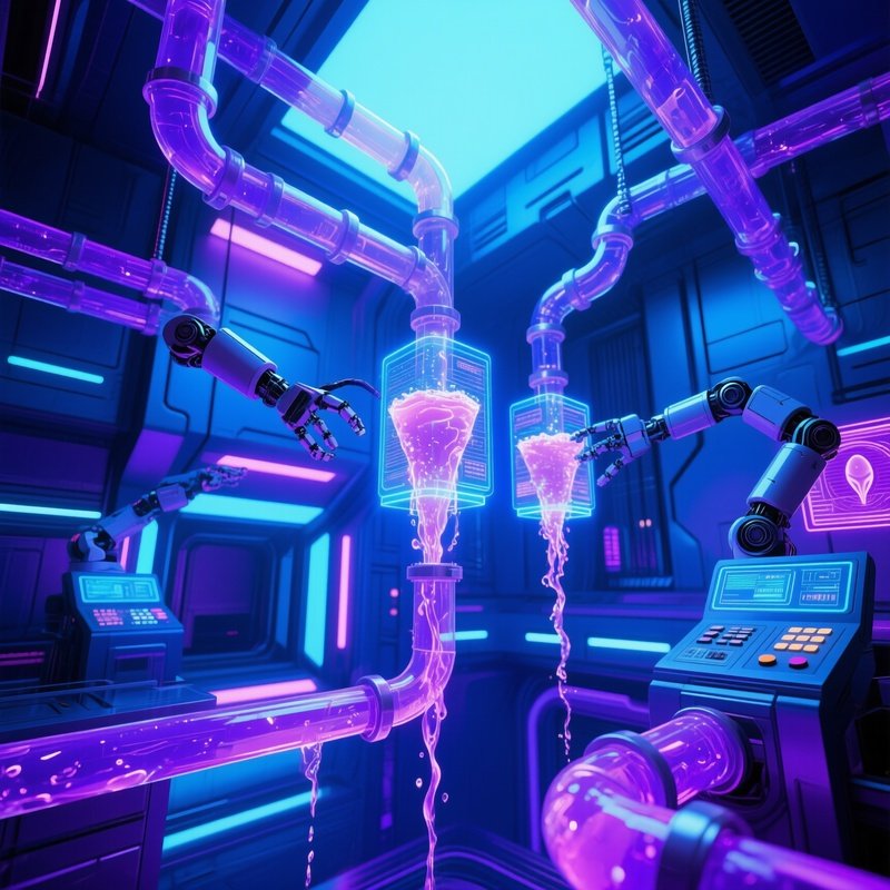 Piping Liquid Complex Systems Science Fiction