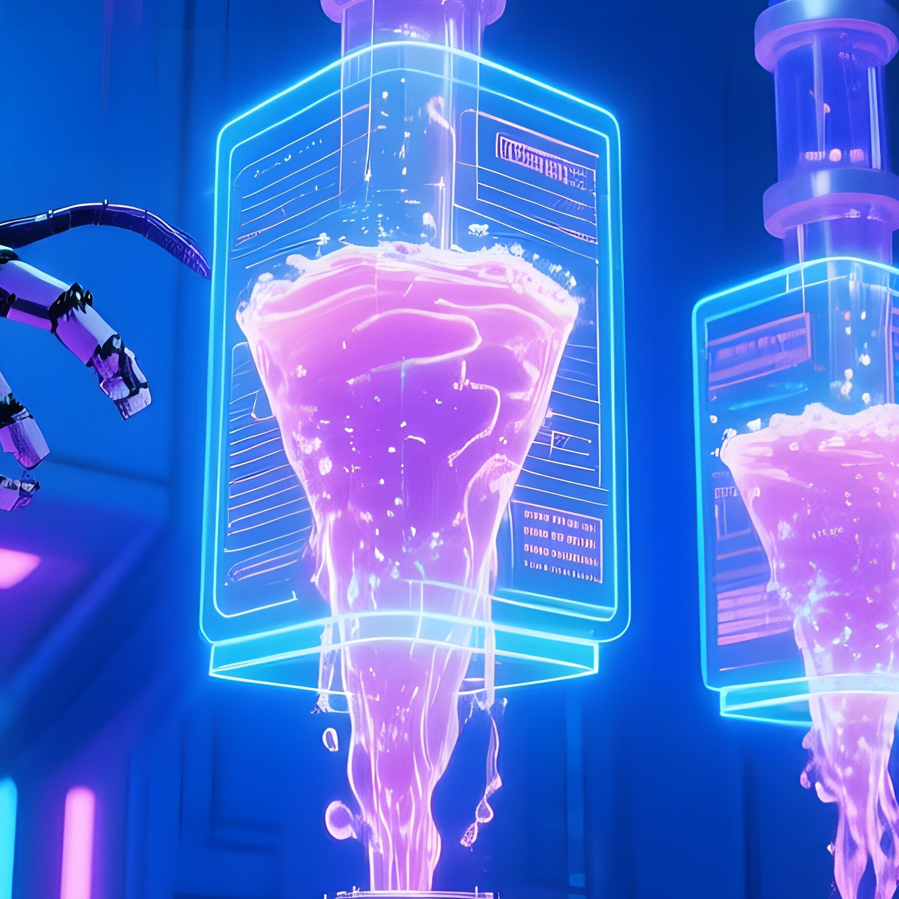 Piping Liquid Complex Systems Science Fiction - Full Resolution Quality Preview