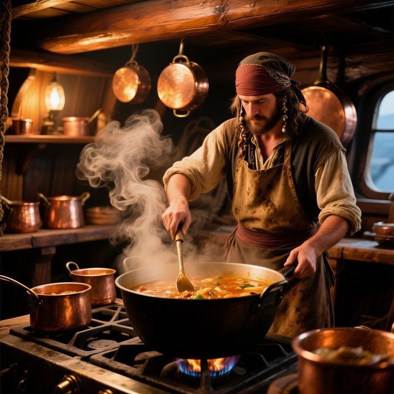 Pirate Cook Stew Galley
