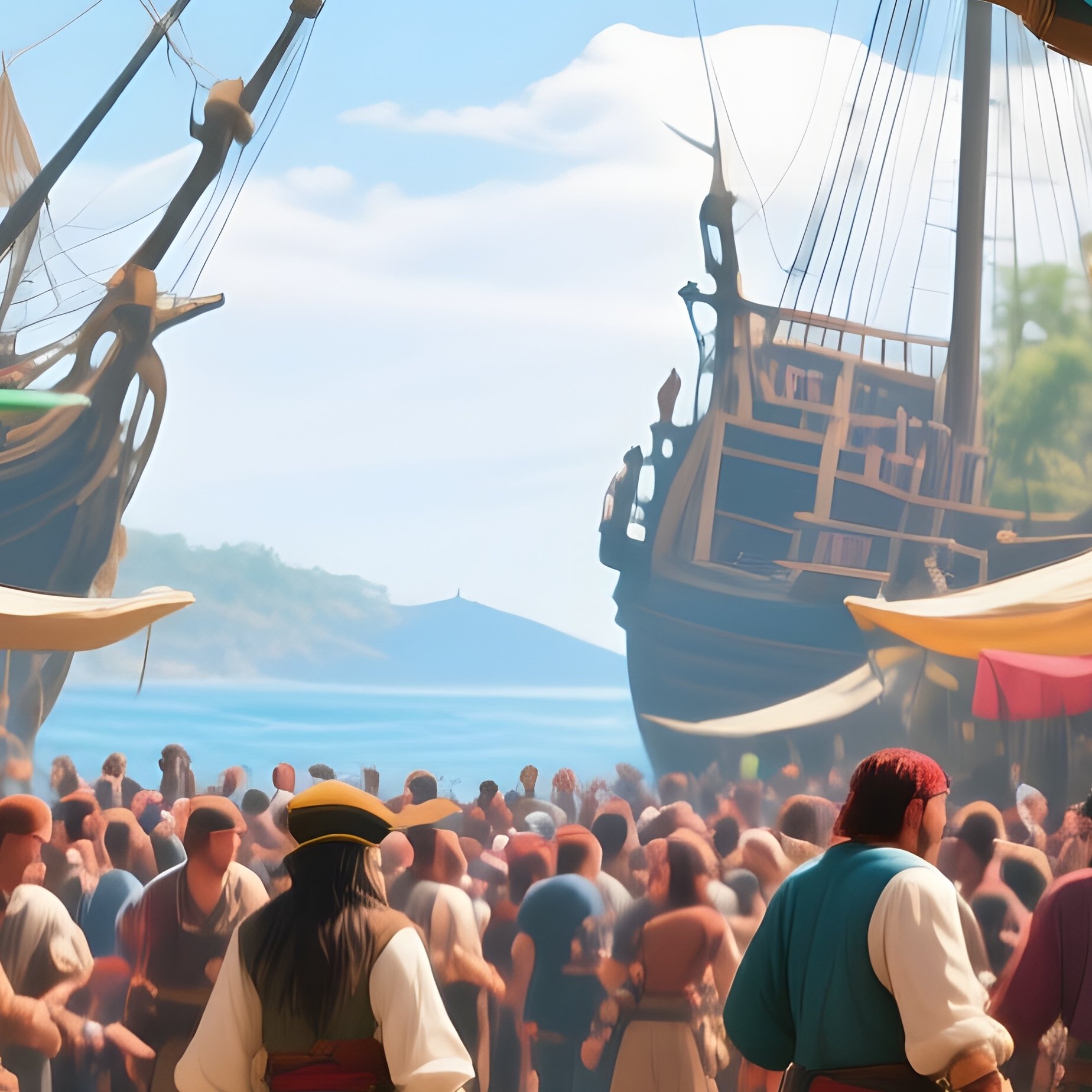 Pirate Market Island Port - Full Resolution Quality Preview