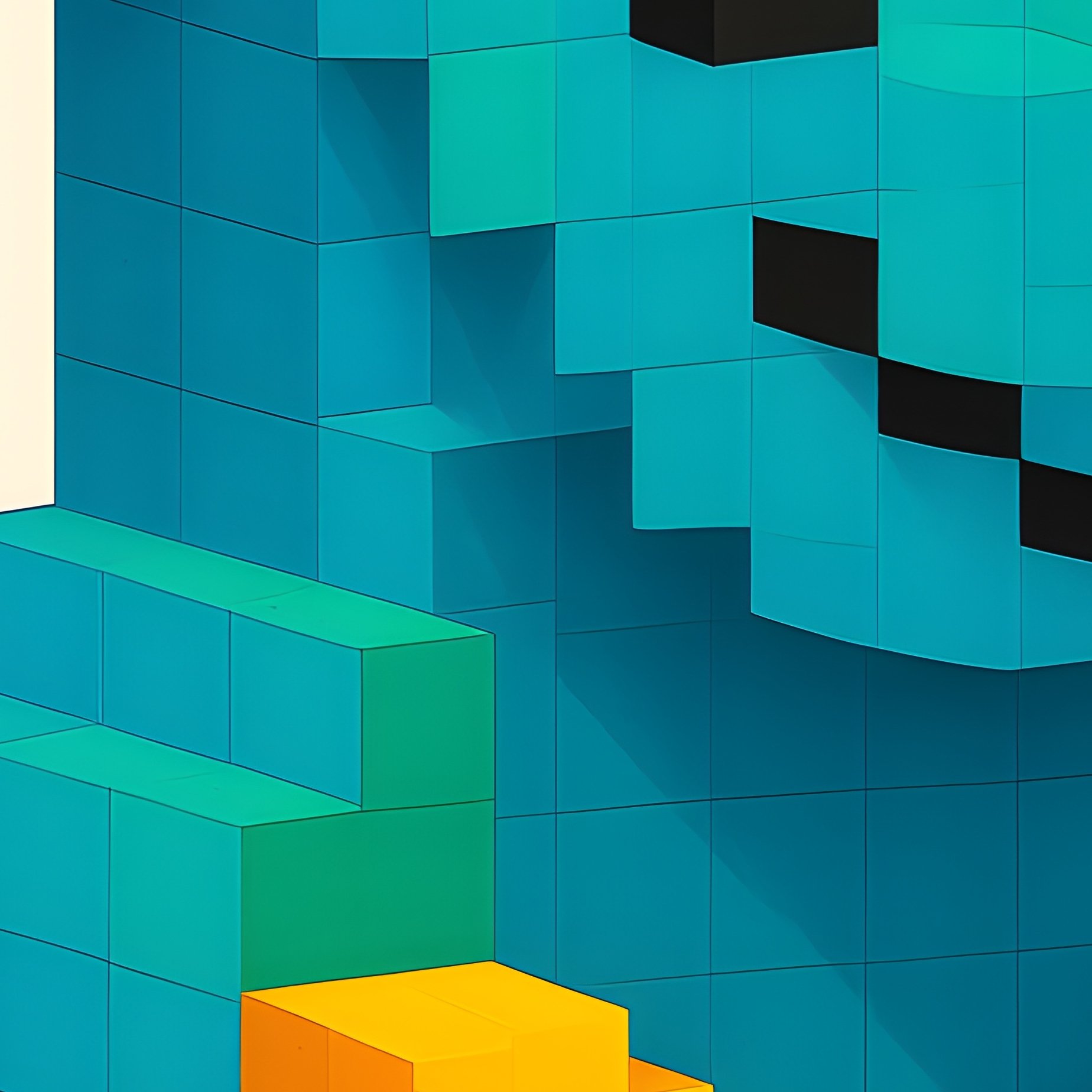 Pixel Art Blocky 8 Bit Voxel Mouse - Full Resolution Quality Preview