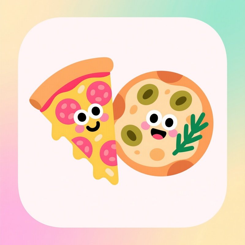 Pizza And Focaccia Emoticon Symbol