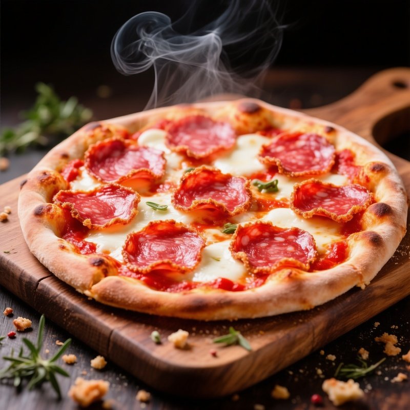 Pizza Diavola Spicy Salami Pizza