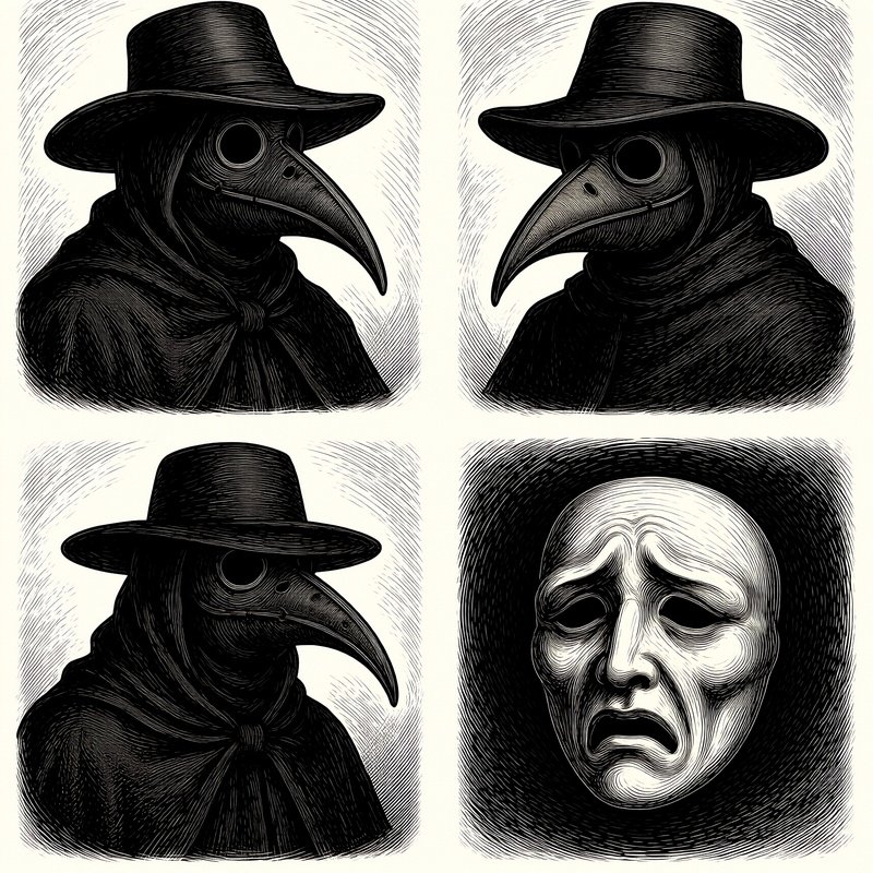 Plague Doctor Masks And A Theatrical Mask Plague Doctor Mask