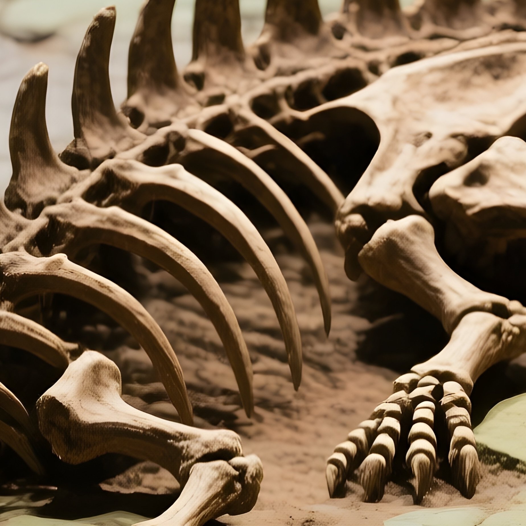 Plateosaurus Dinosaur Fossil Image - Full Resolution Quality Preview