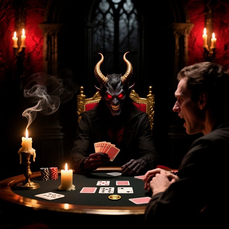 Poker Game Devil Cheats Soul Bet