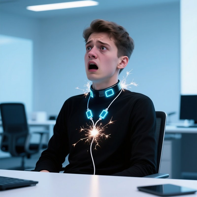 Posture Zapper Necklace Electric Shock Slouch