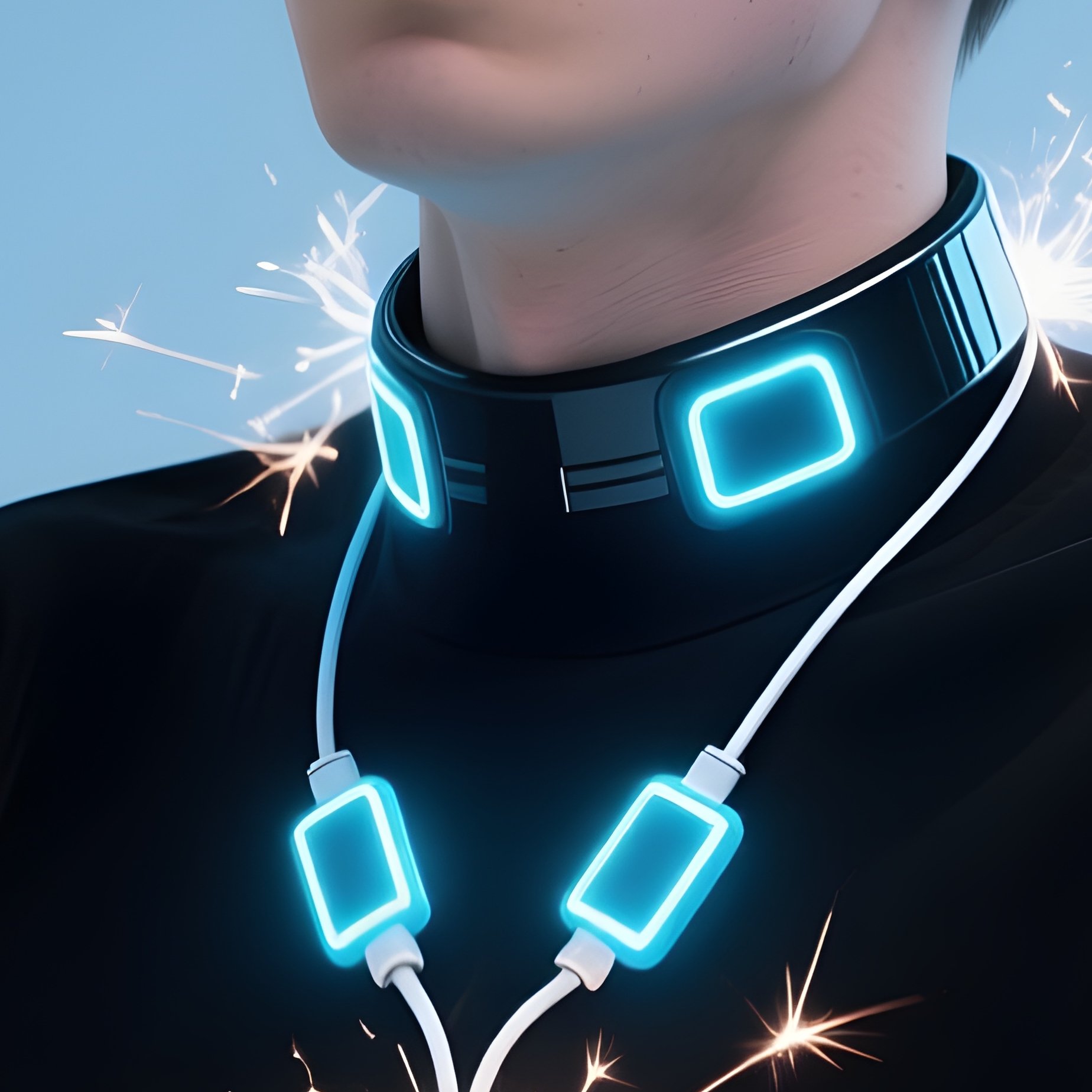 Posture Zapper Necklace Electric Shock Slouch - Full Resolution Quality Preview