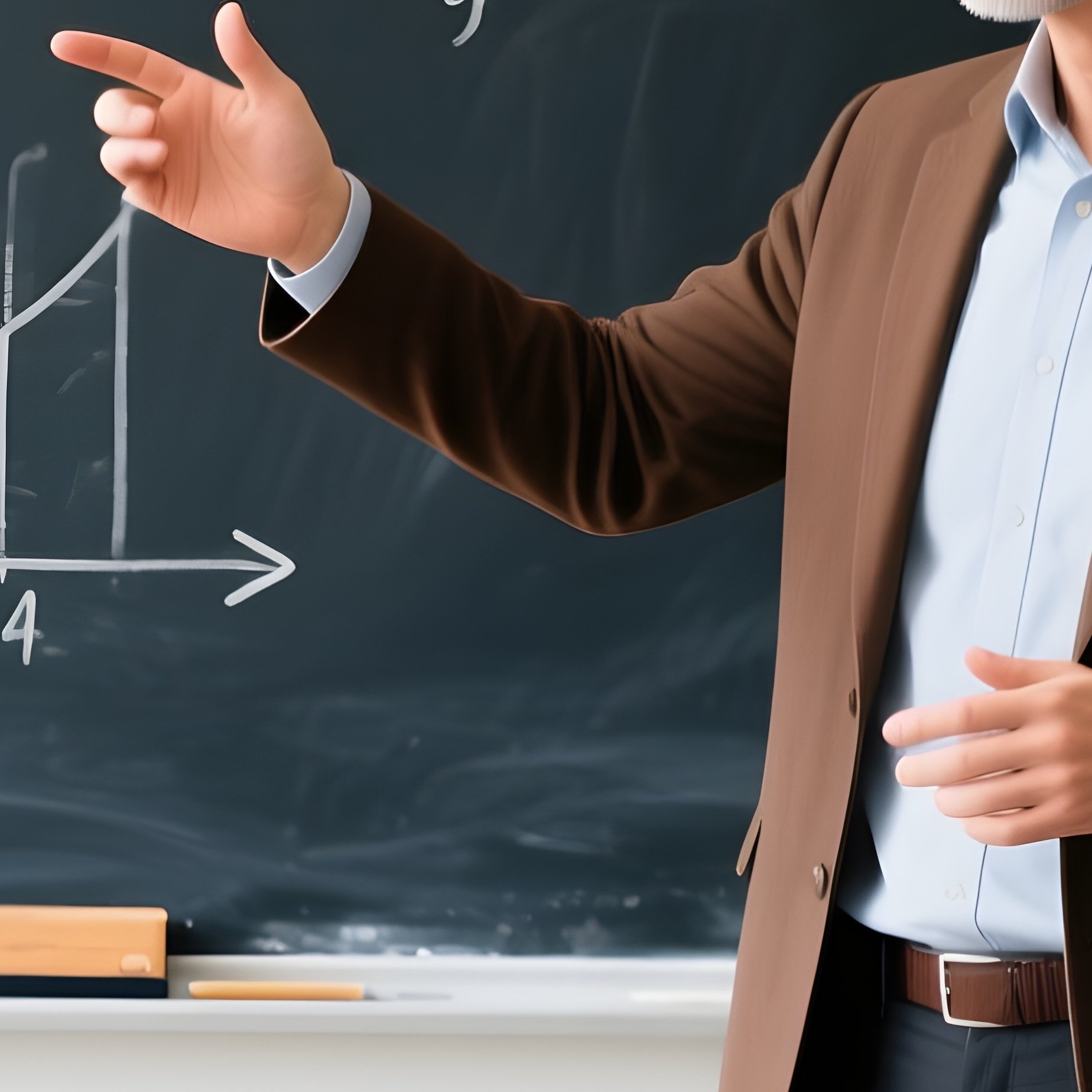 Professor Teaching In Classroom - Full Resolution Quality Preview