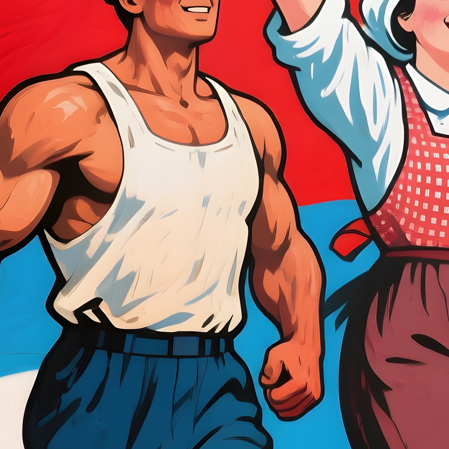 Propaganda Mural Fading 1989 - Full Resolution Quality Preview