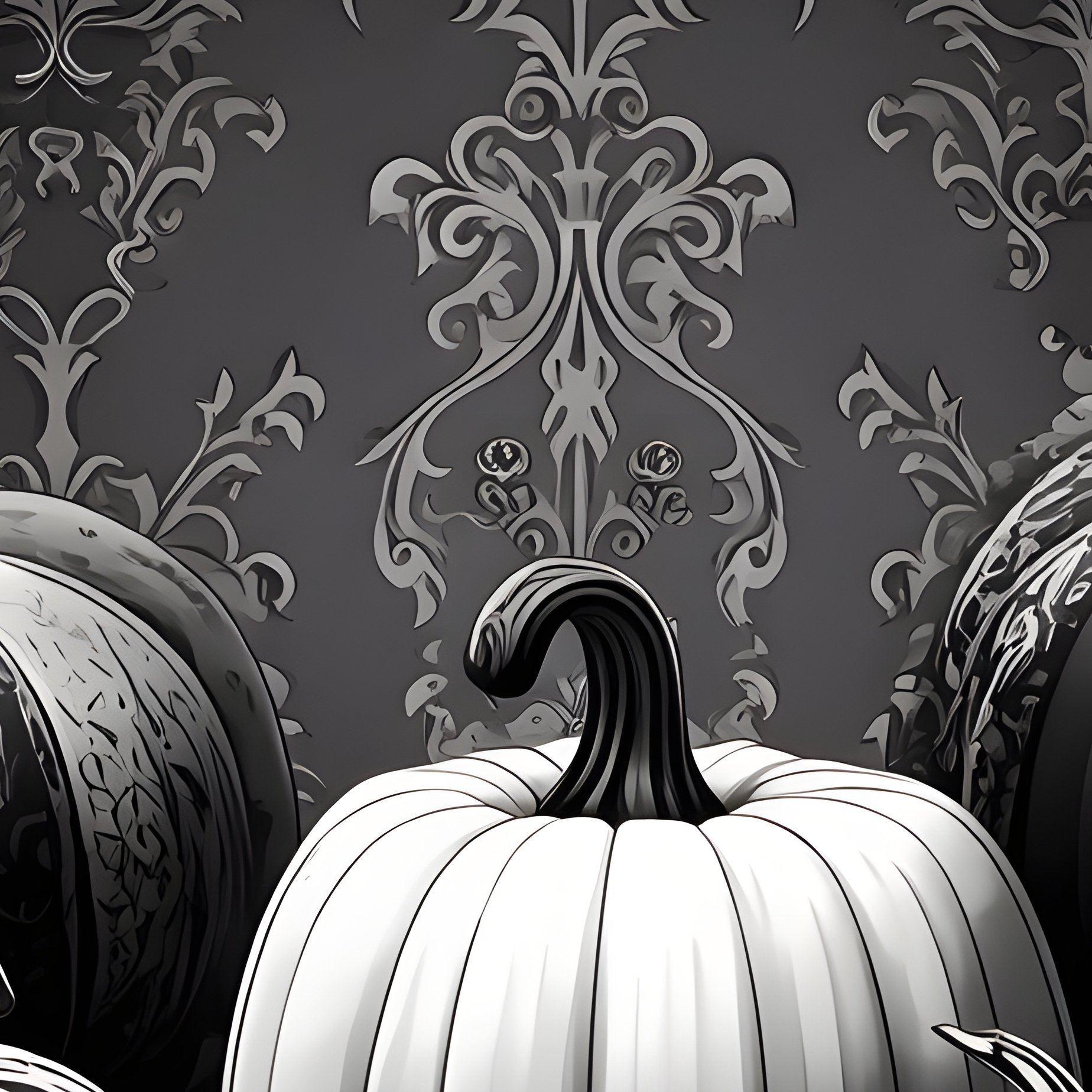 Pumpkins In Various Sizes And Styles Pumpkin Digital Art - Full Resolution Quality Preview
