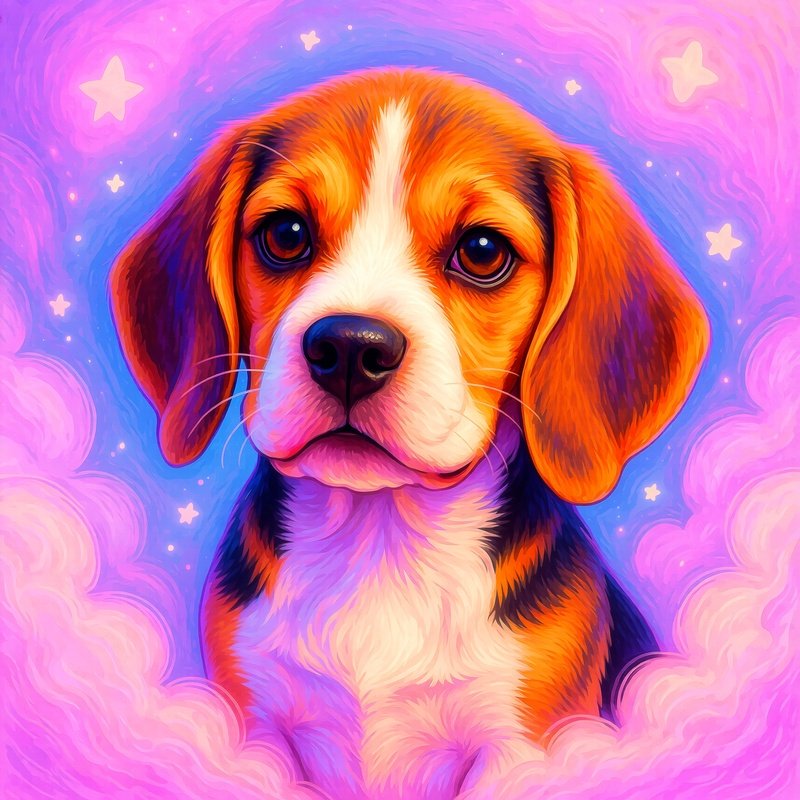 Puppy Beagle Art