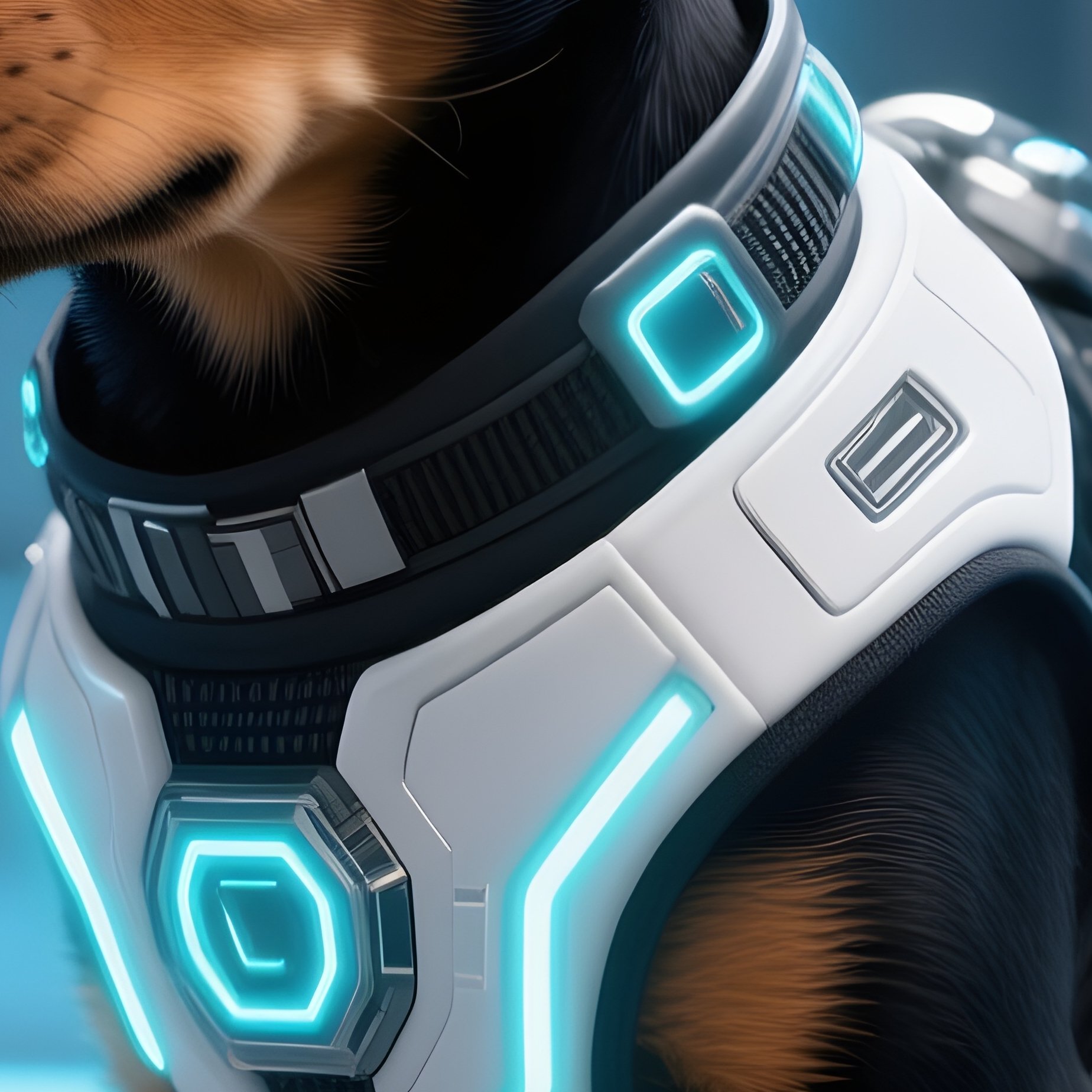 Puppy Doberman Pinscher Science Fiction - Full Resolution Quality Preview