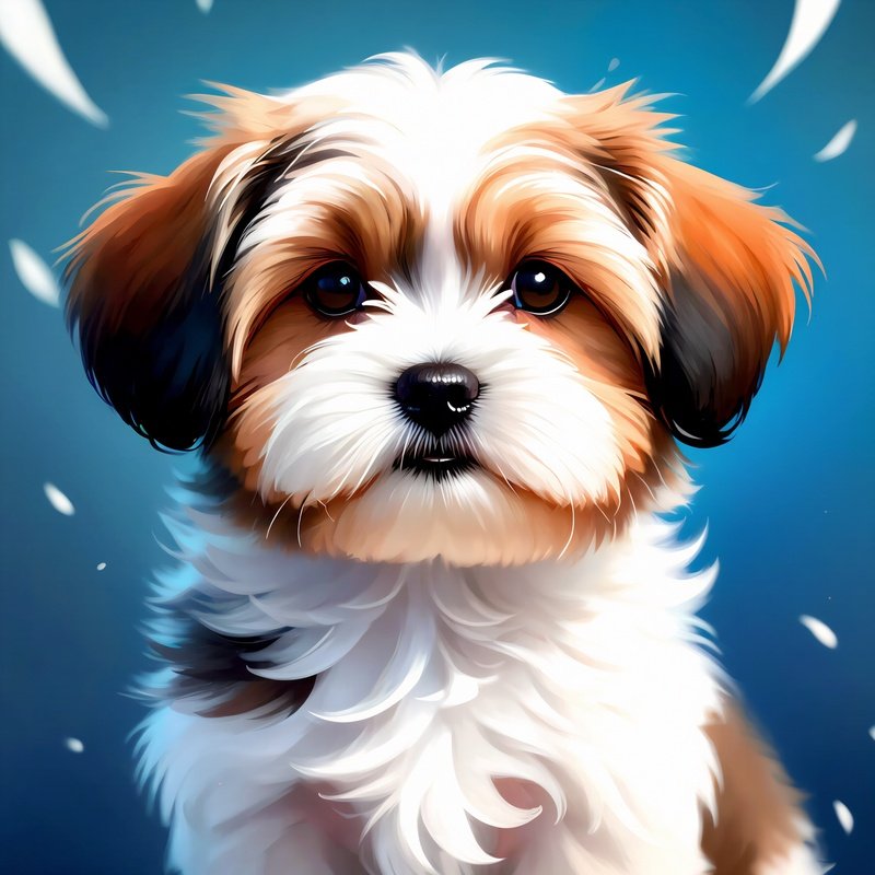 Puppy Havanese Digital Art