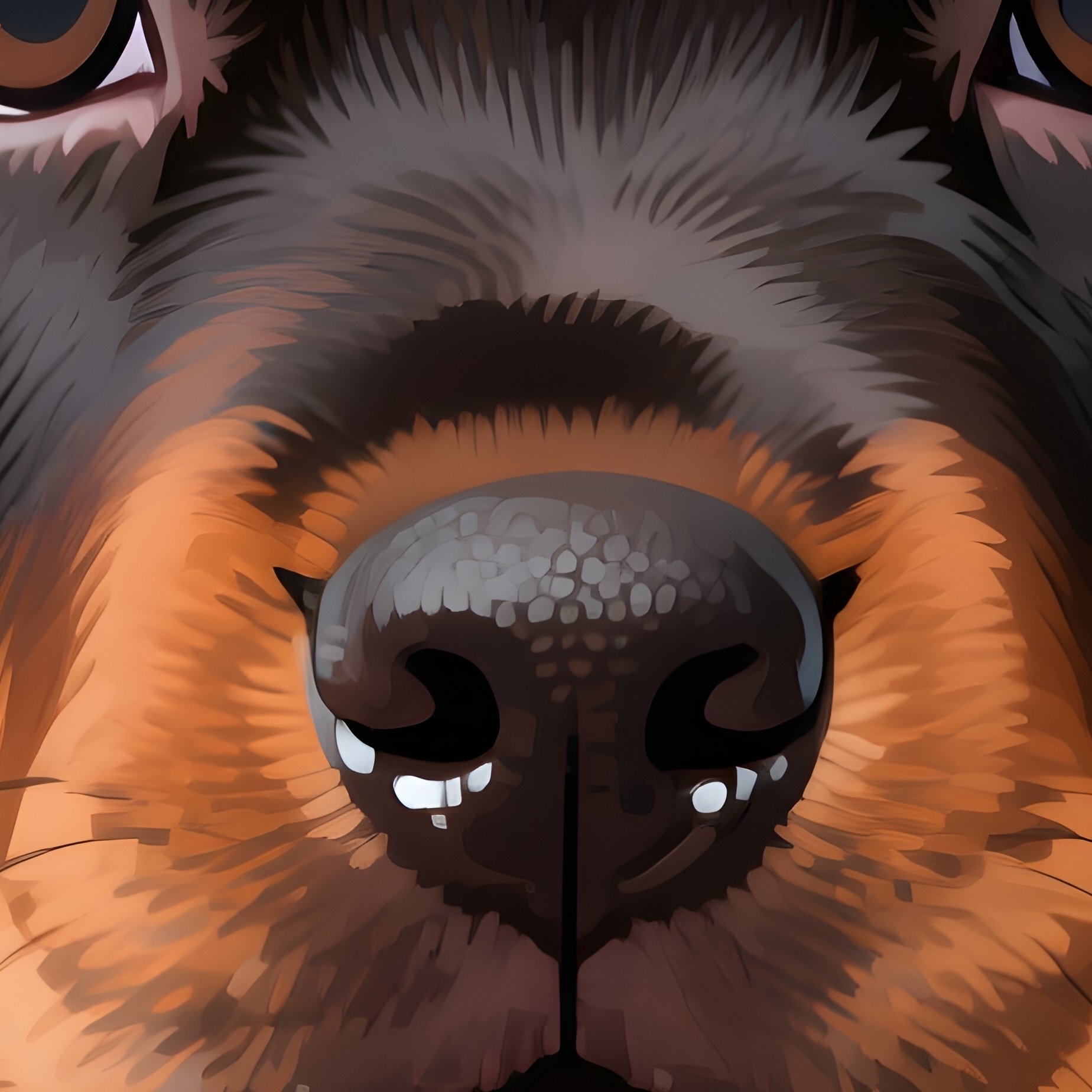 Puppy Rottweiler Artistic Portrait Digital Art - Full Resolution Quality Preview