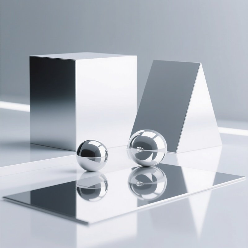 Pure Geometric Glossy Blank Surfaces 1