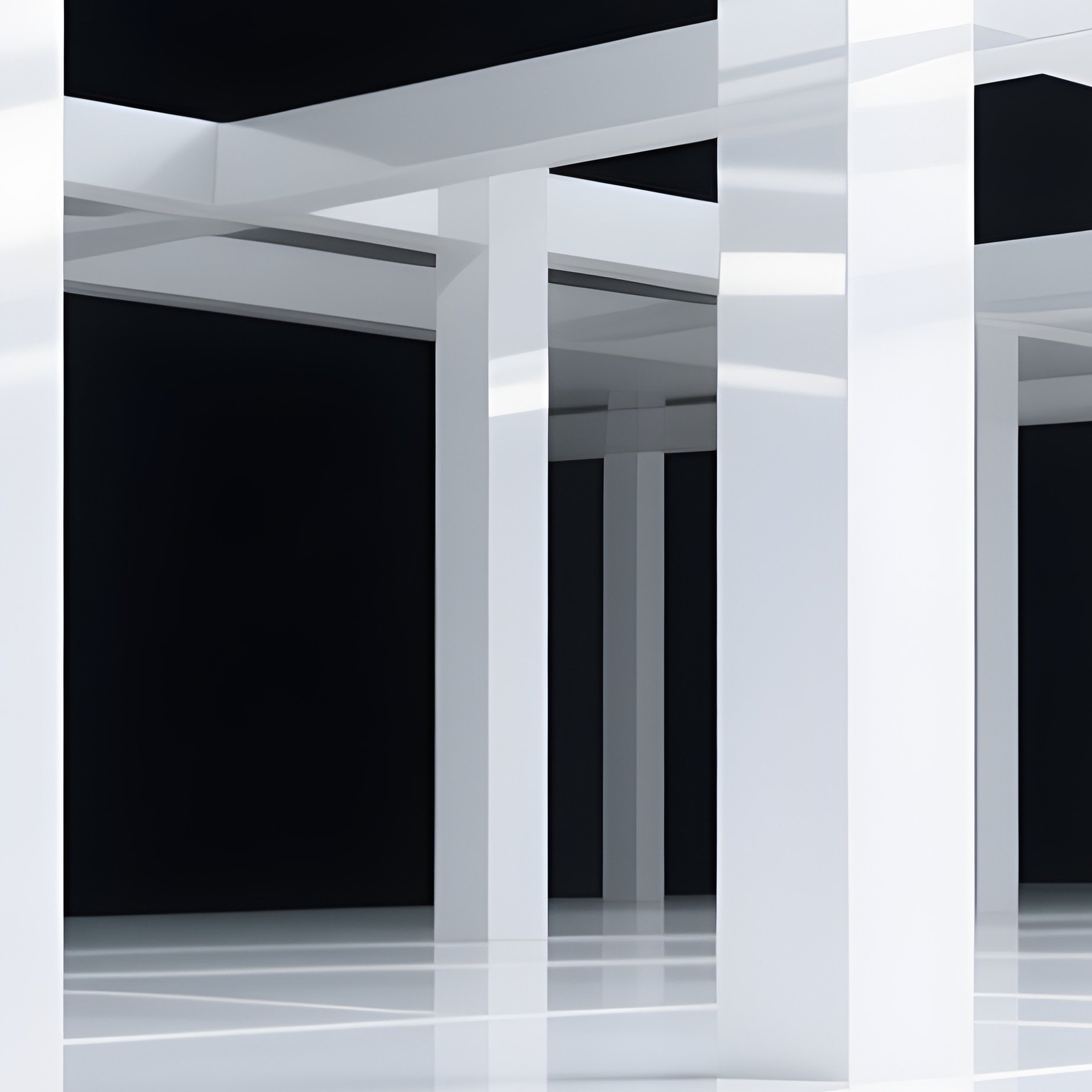 Pure Geometric Glossy Blank Surfaces 2 - Full Resolution Quality Preview