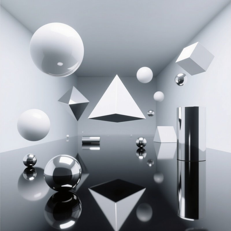 Pure Geometric Glossy Blank Surfaces 5
