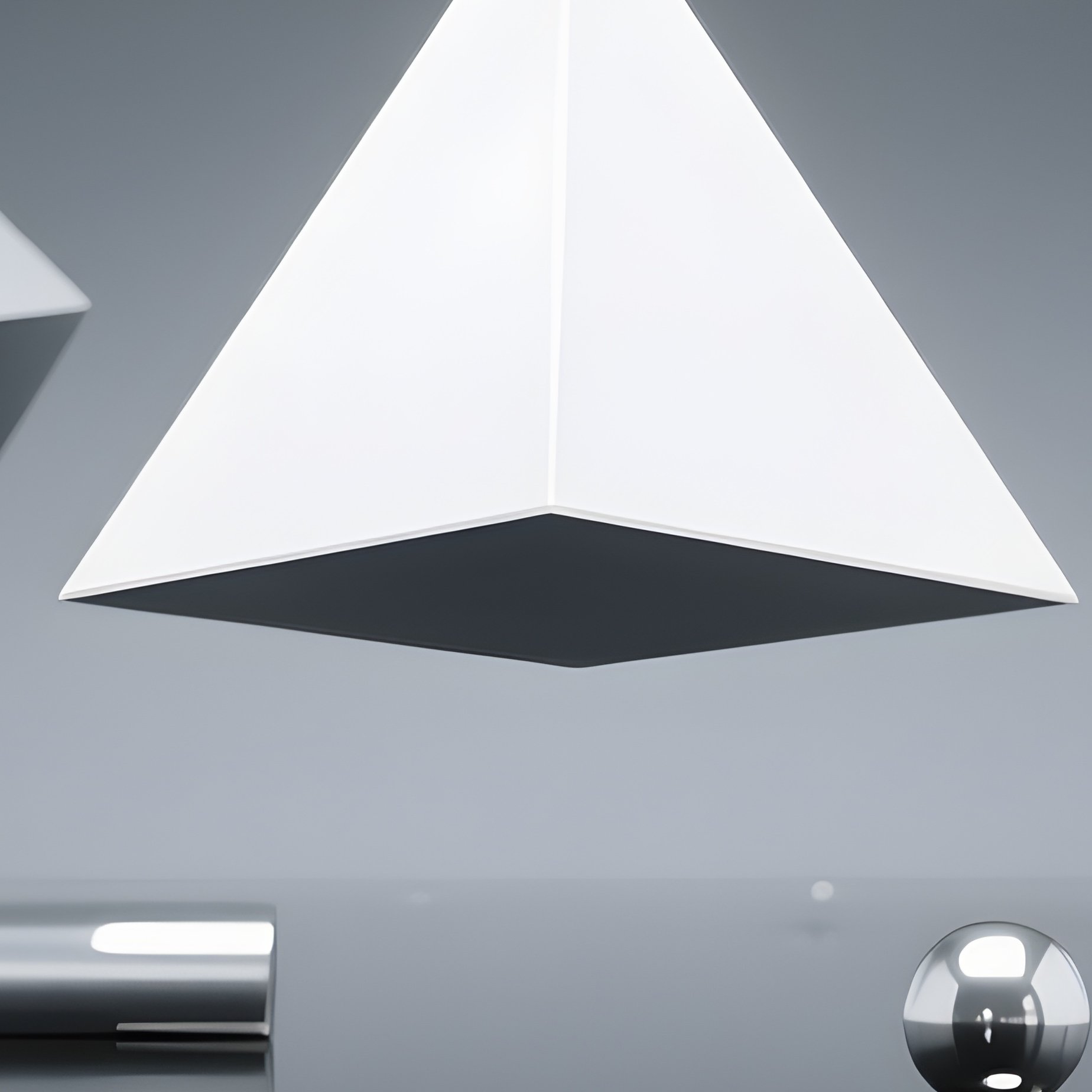 Pure Geometric Glossy Blank Surfaces 5 - Full Resolution Quality Preview