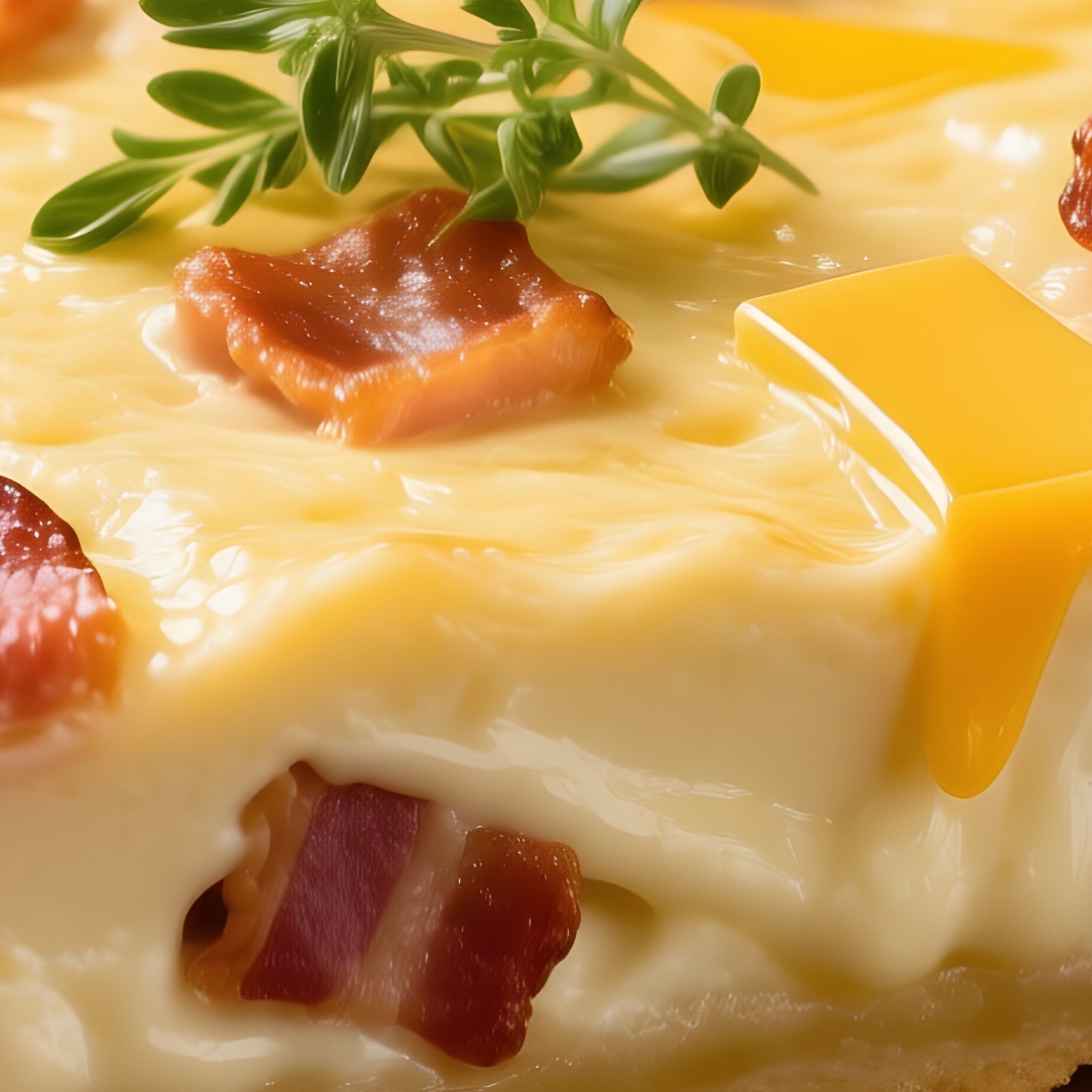 Quiche Lorraine Wedge Savory Tart - Full Resolution Quality Preview