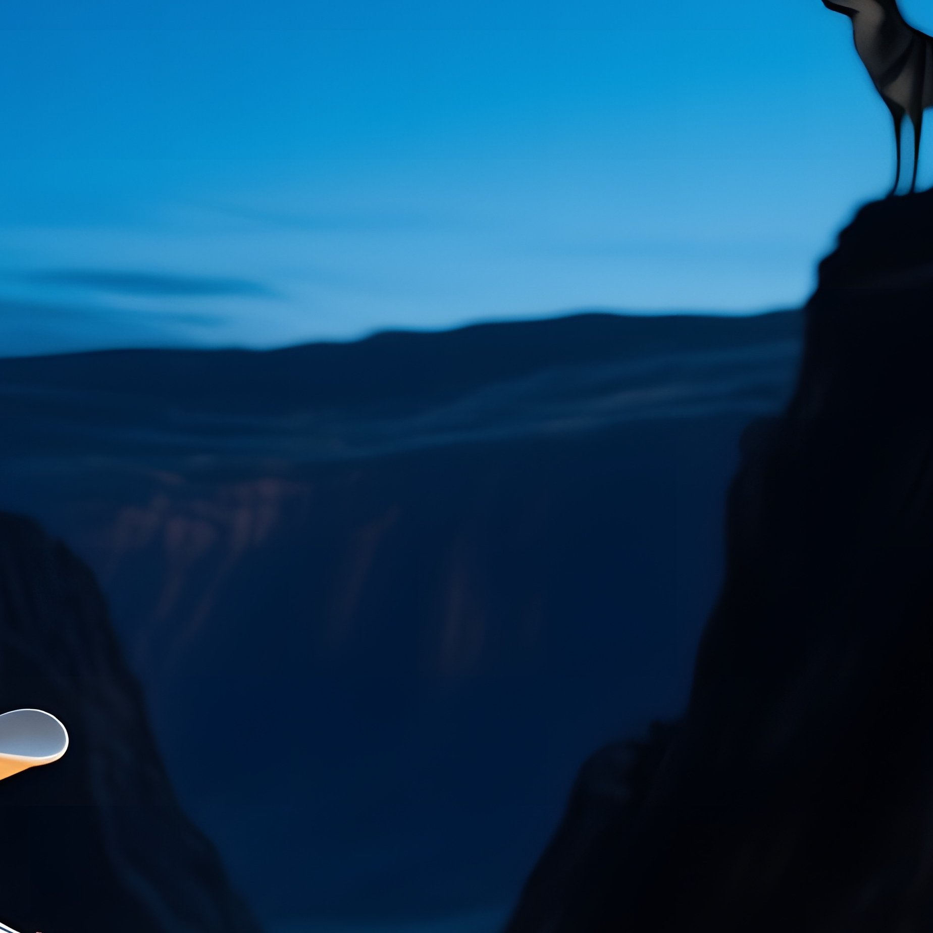 Quiet Night Canyon Camp Stars Coyotes Harmonica Drumming - Full Resolution Quality Preview