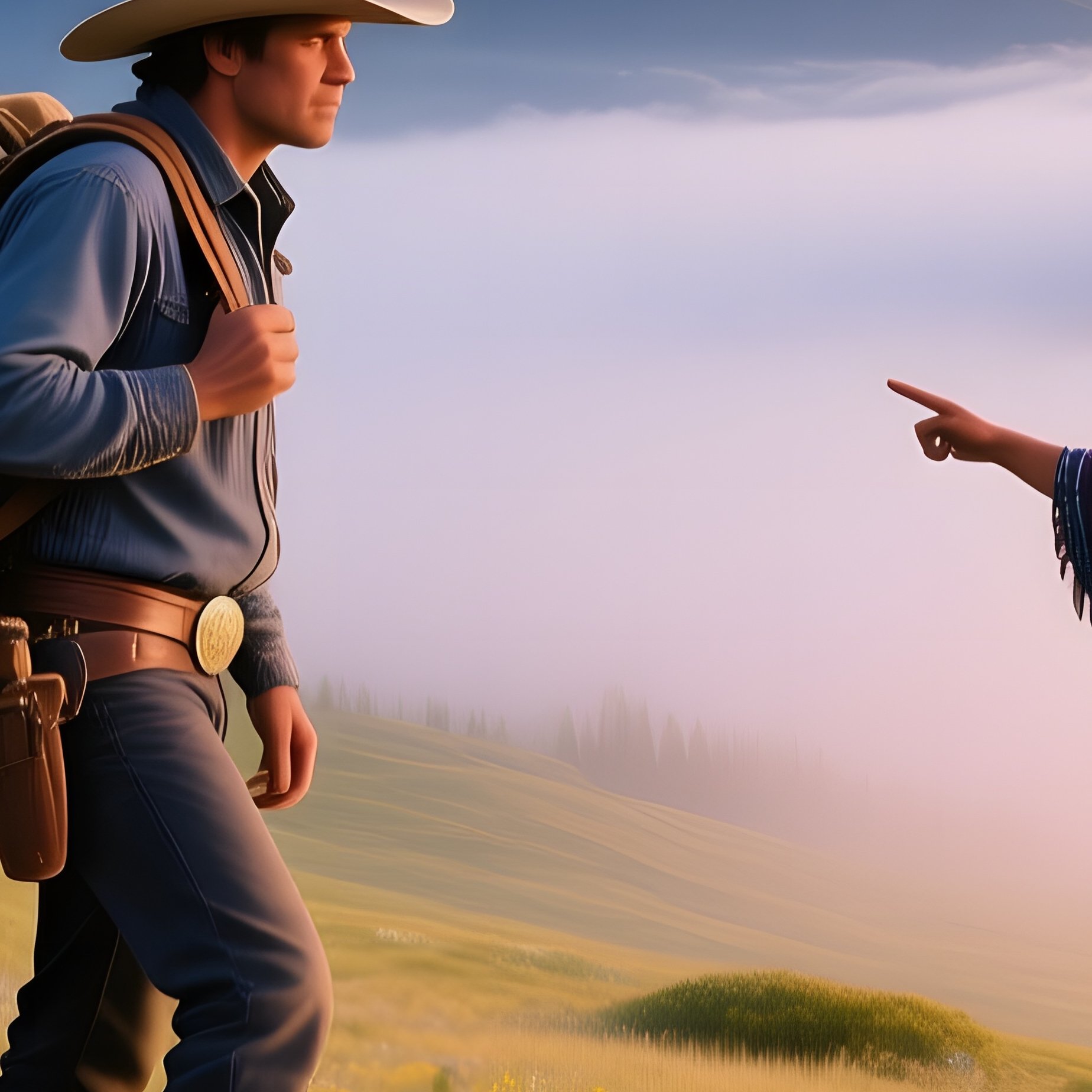 Quiet Sunrise High Mountain Meadow - Full Resolution Quality Preview