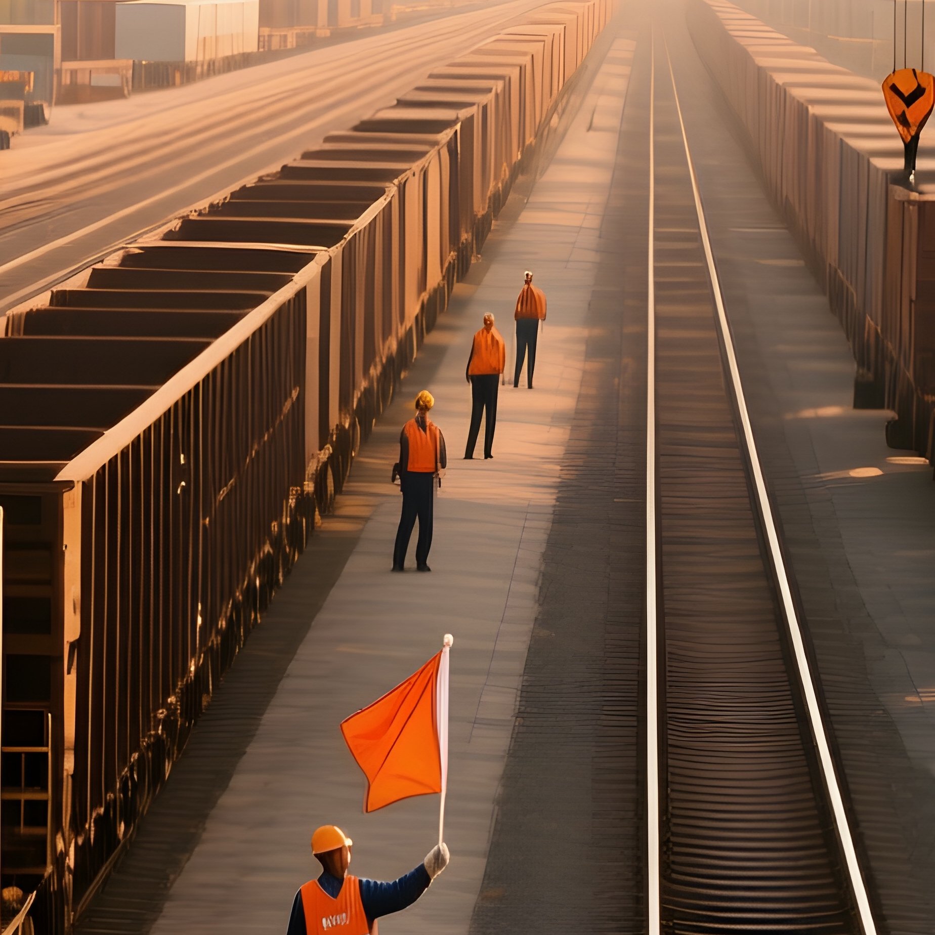 Railroad Logistics Hub - Full Resolution Quality Preview