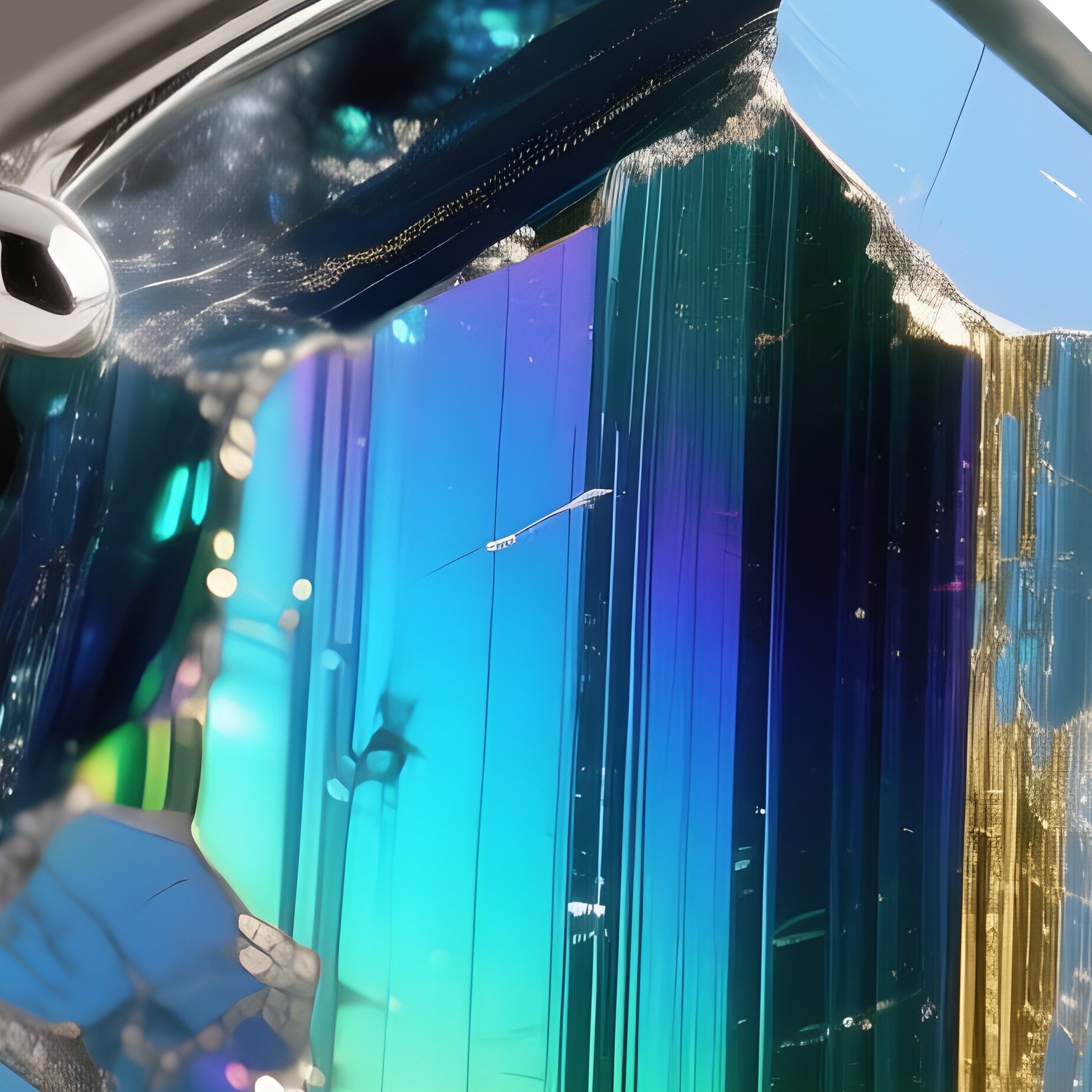 Rainbow Metal Bismuth Jewelry Pendant - Full Resolution Quality Preview