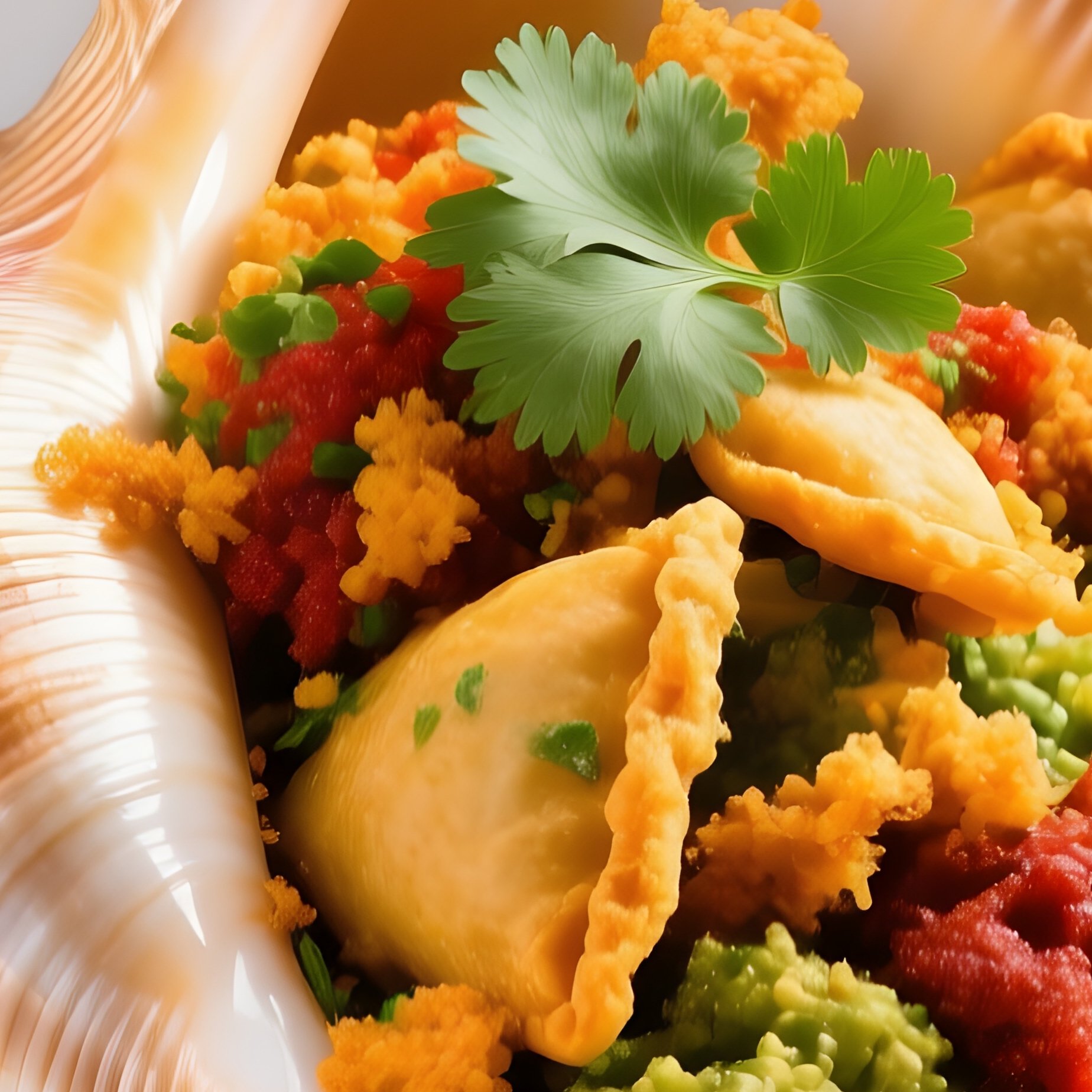 Raj Kachori Majestic Chaat Shell - Full Resolution Quality Preview