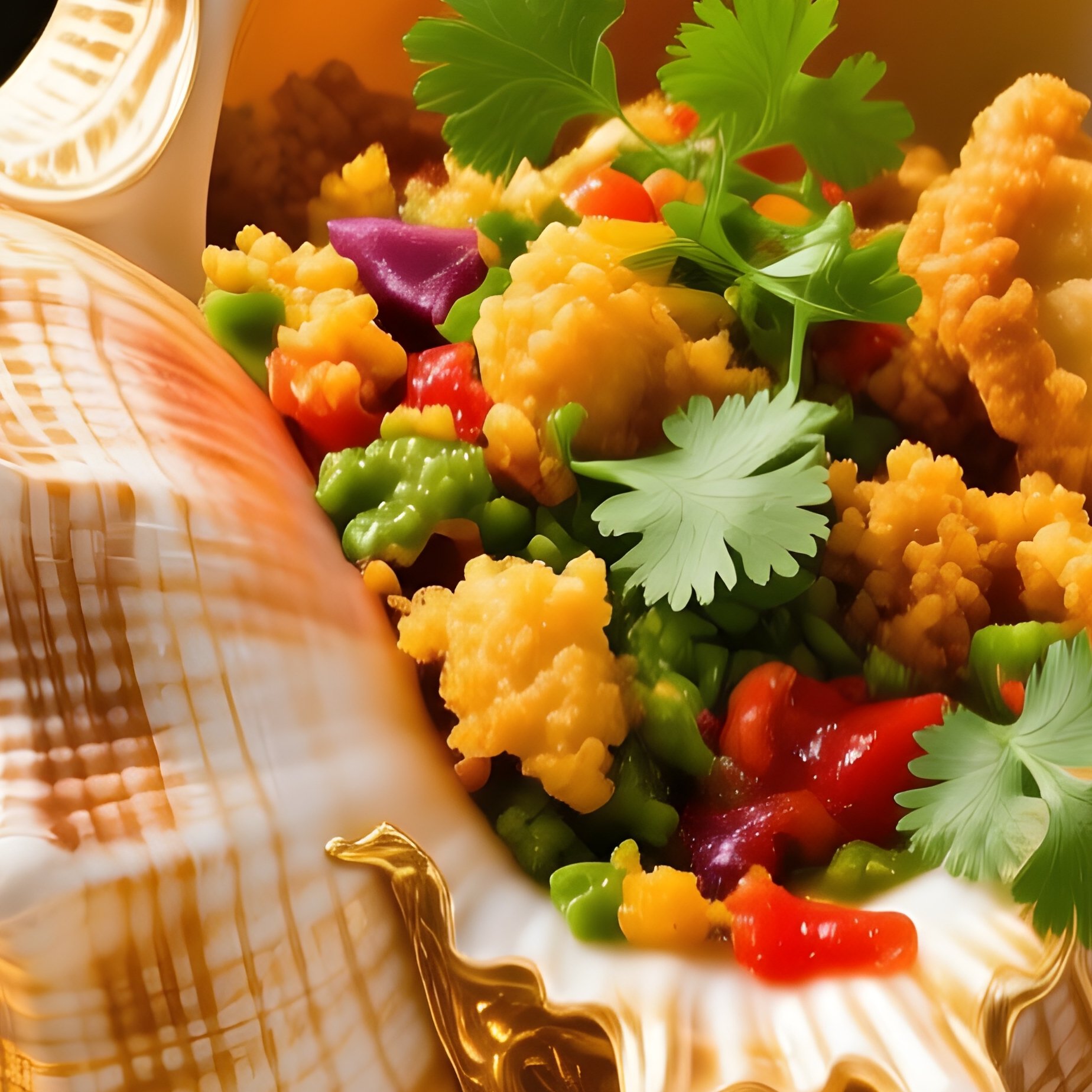 Raj Kachori Majestic Chaat Shell - Full Resolution Quality Preview